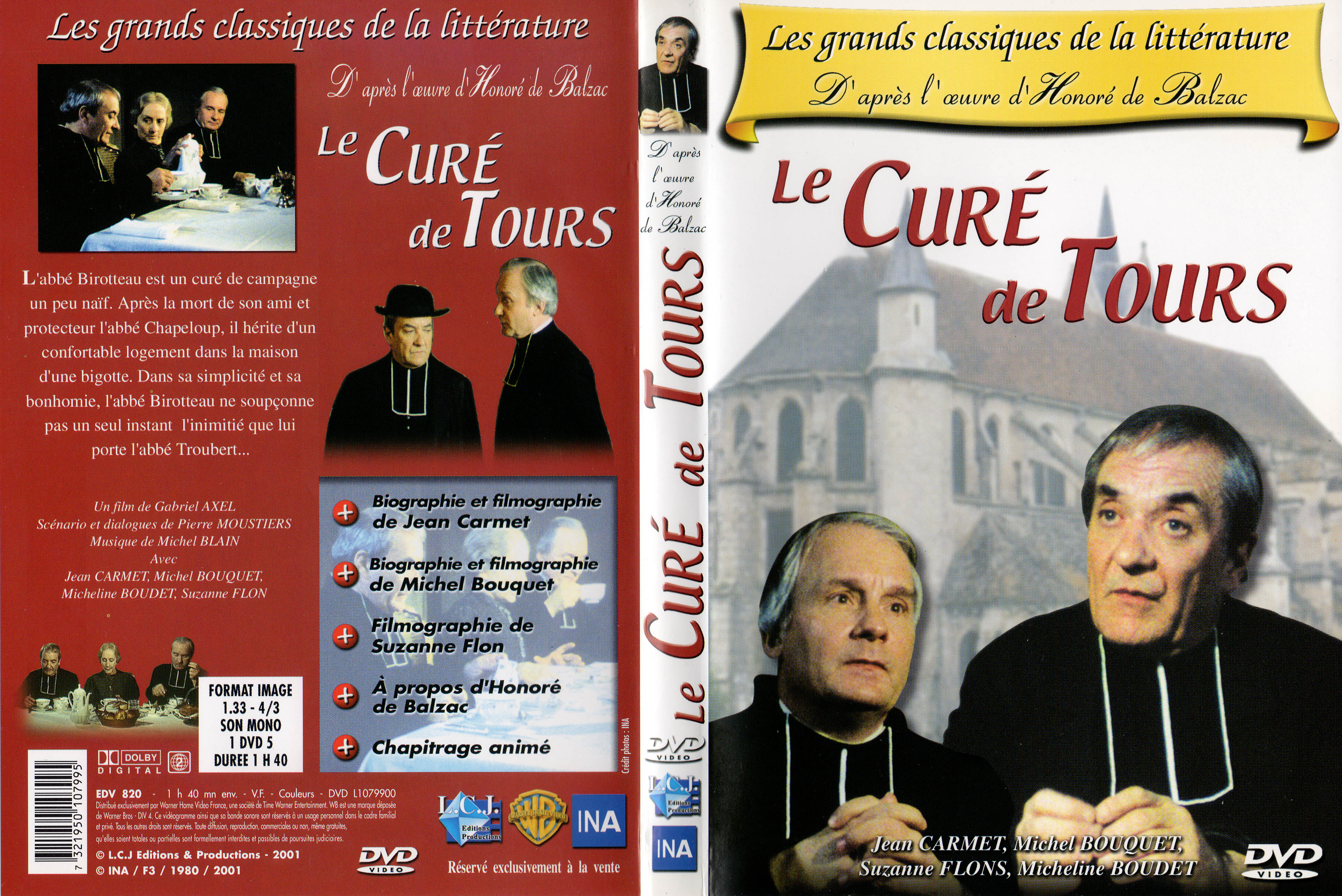 Jaquette DVD Le cur de Tours