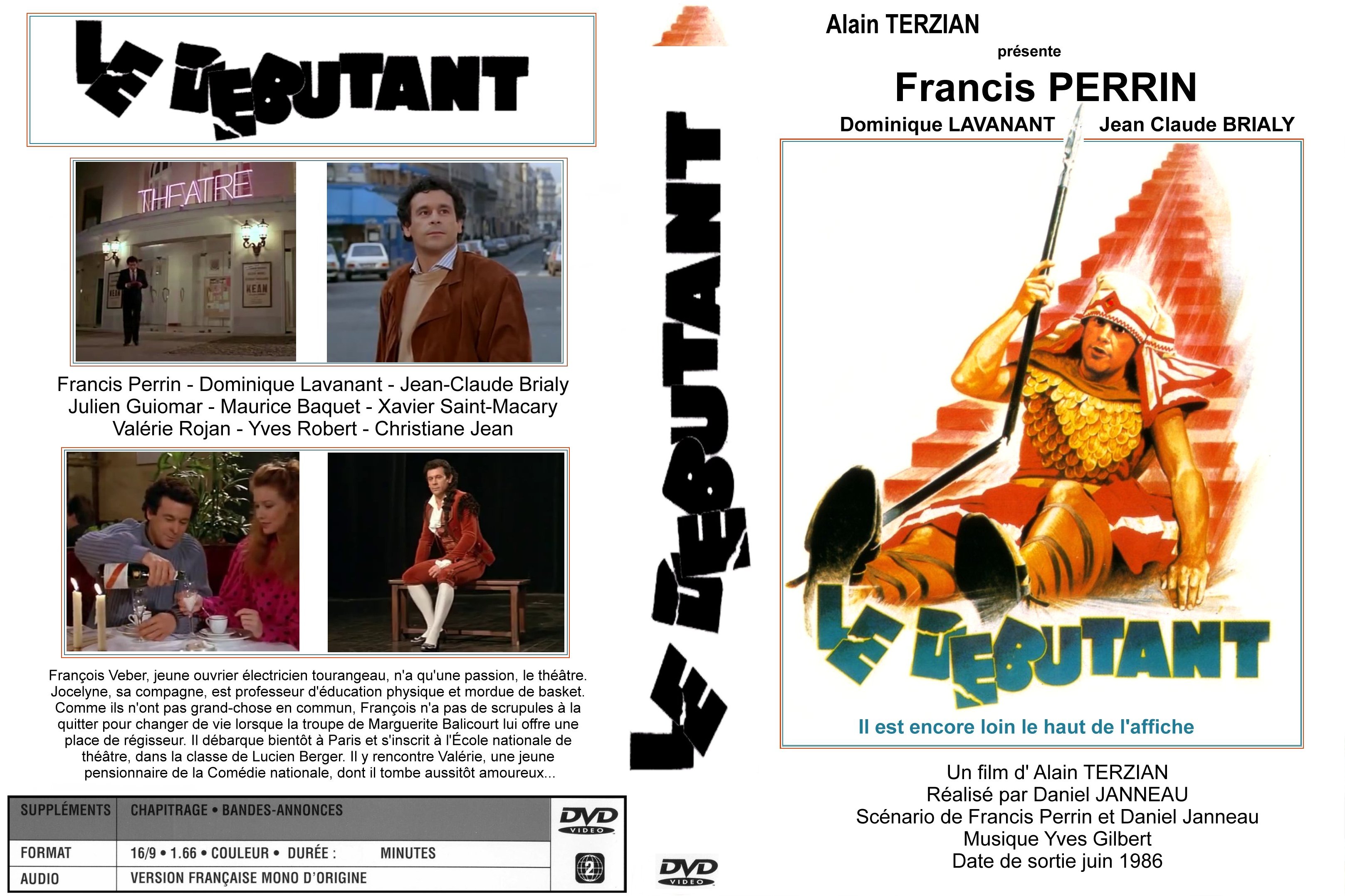 Jaquette DVD Le dbutant custom