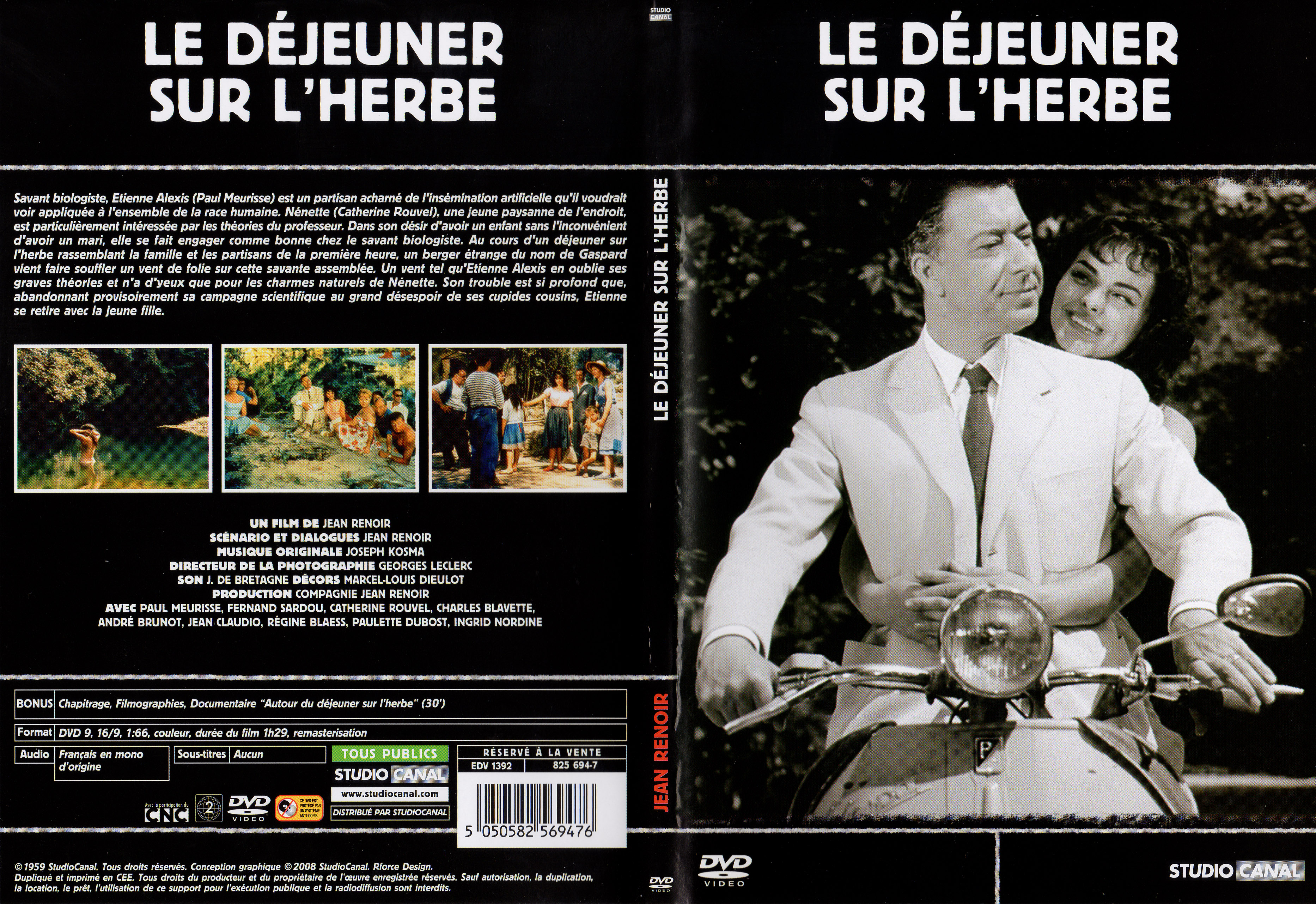 Jaquette DVD Le dejeuner sur l