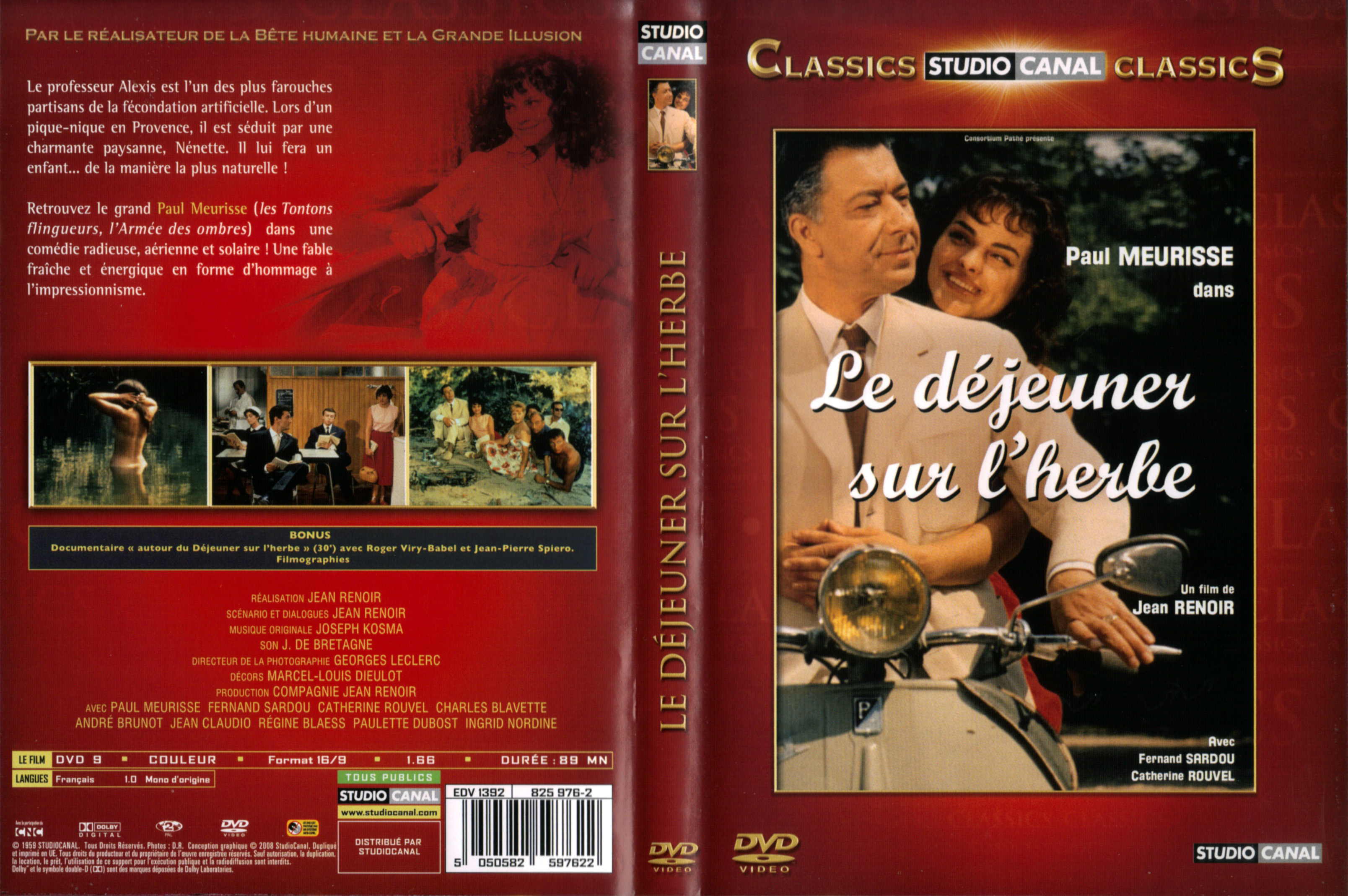 Jaquette DVD Le dejeuner sur l