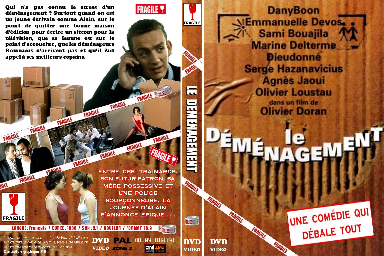 Jaquette DVD Le dmnagement custom