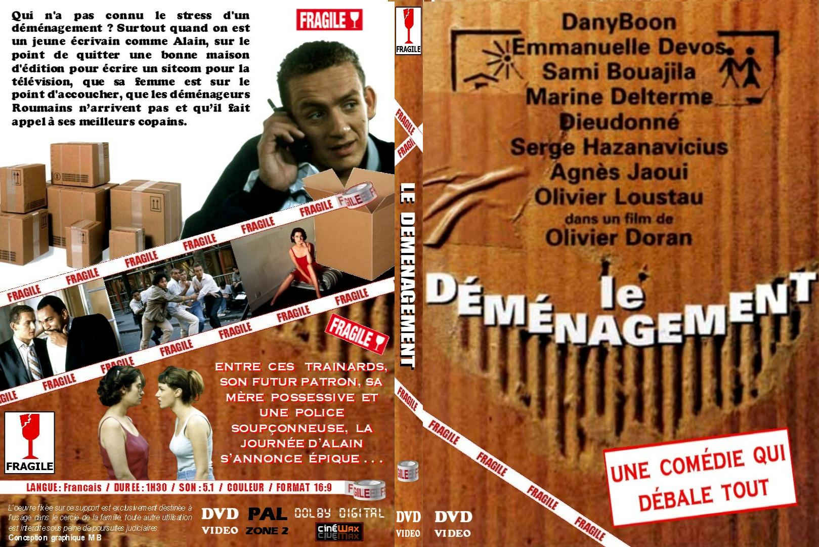 Jaquette DVD Le dmnagement custom - SLIM