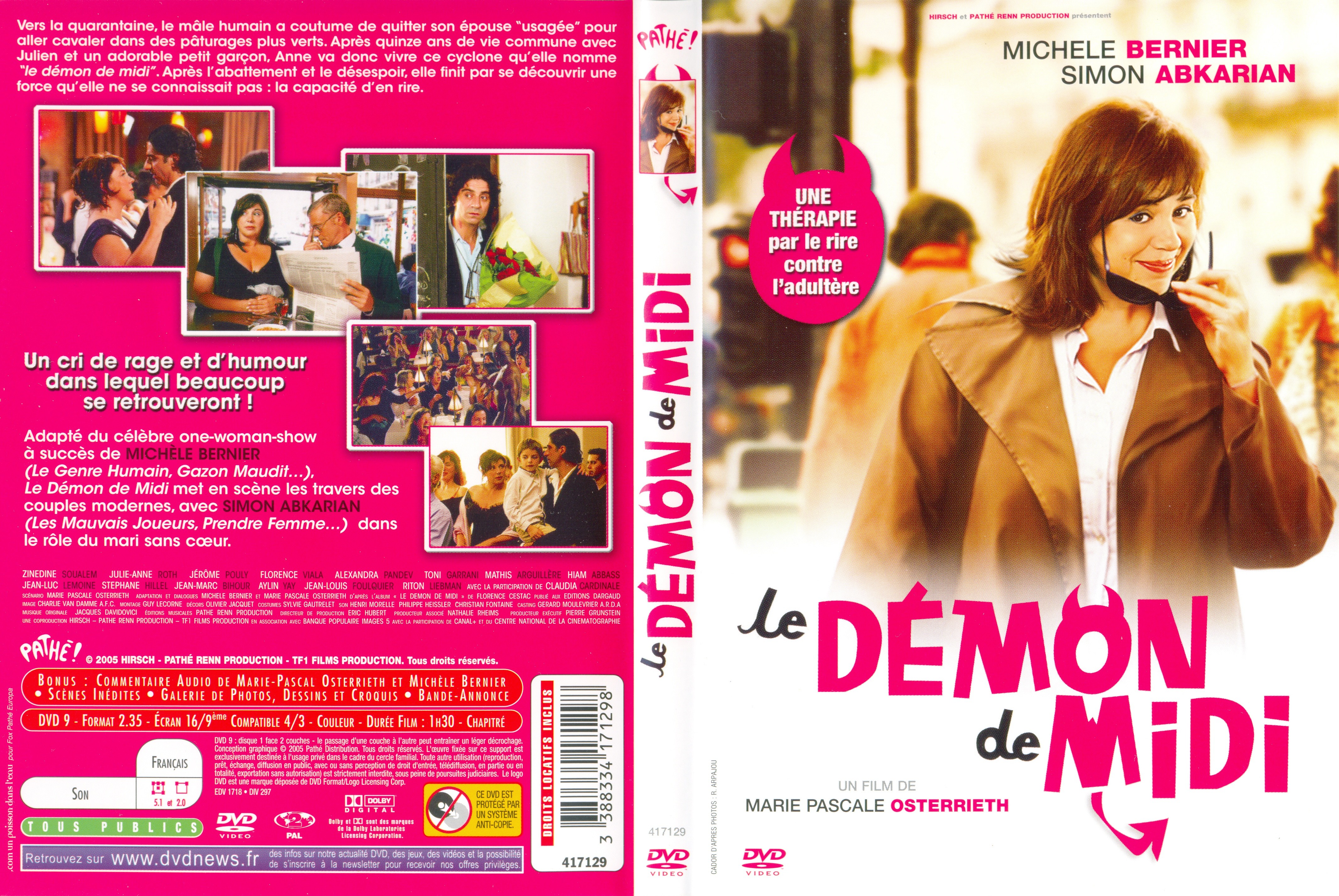 Jaquette DVD Le dmon de midi