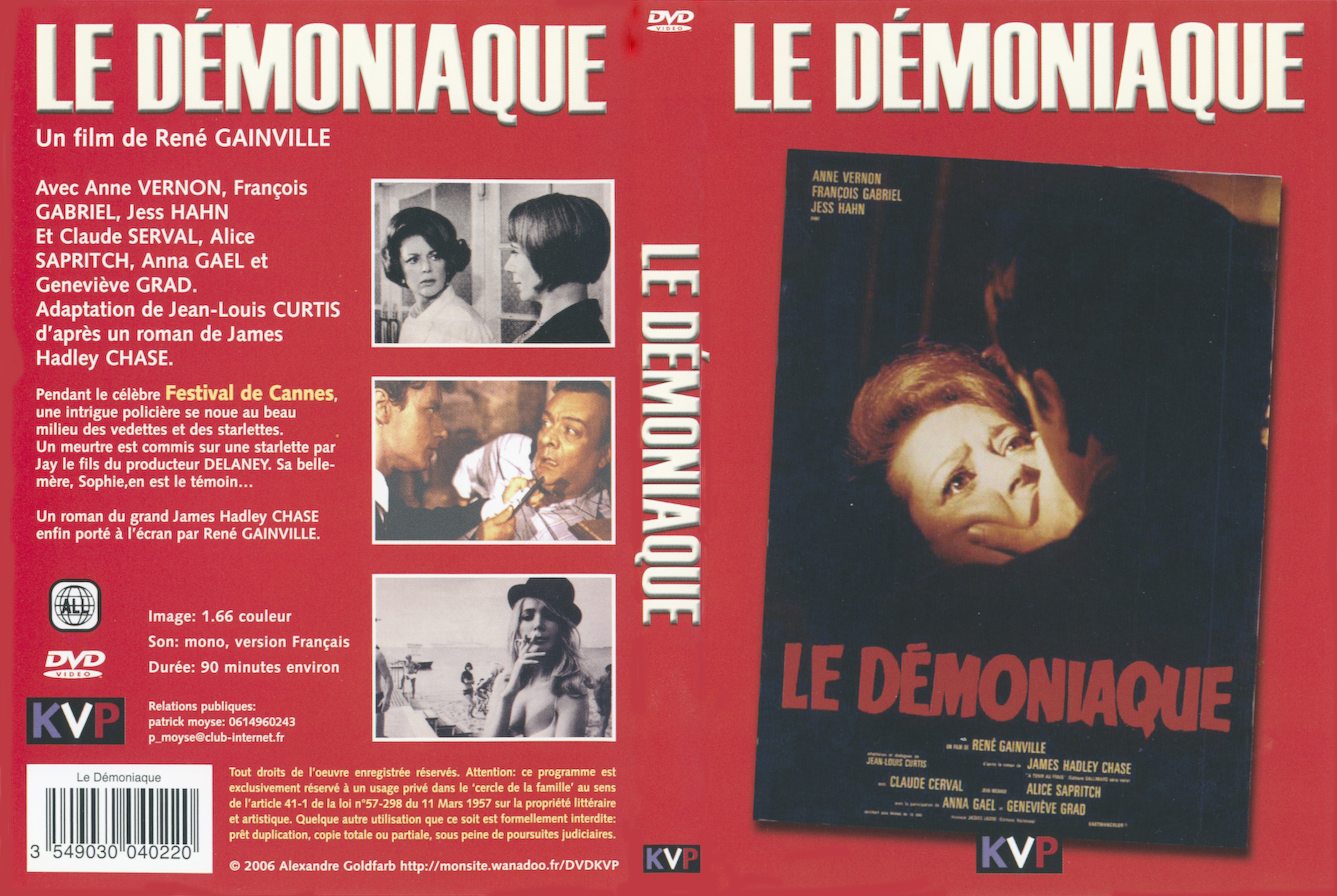 Jaquette DVD Le dmoniaque