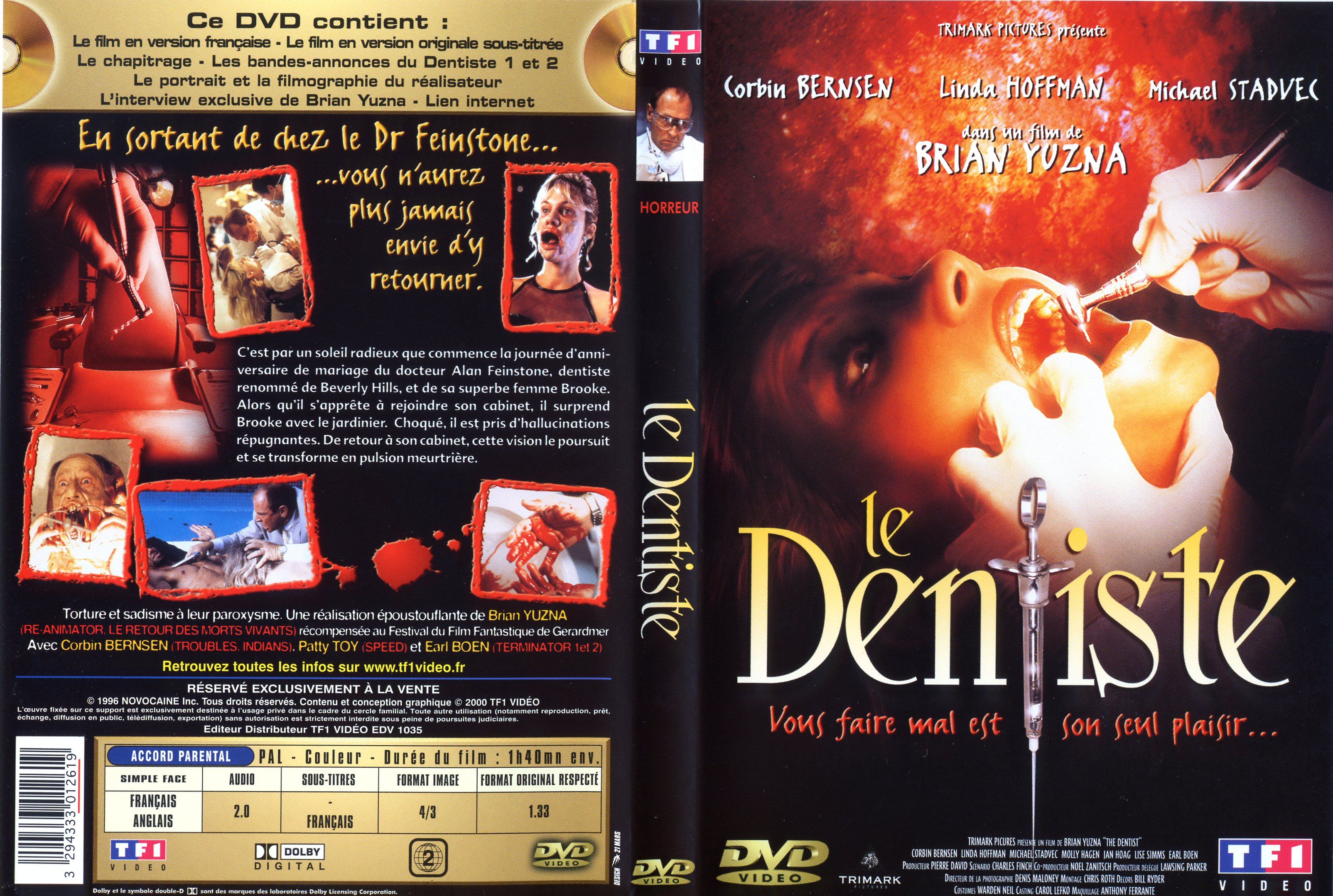 Jaquette DVD Le dentiste