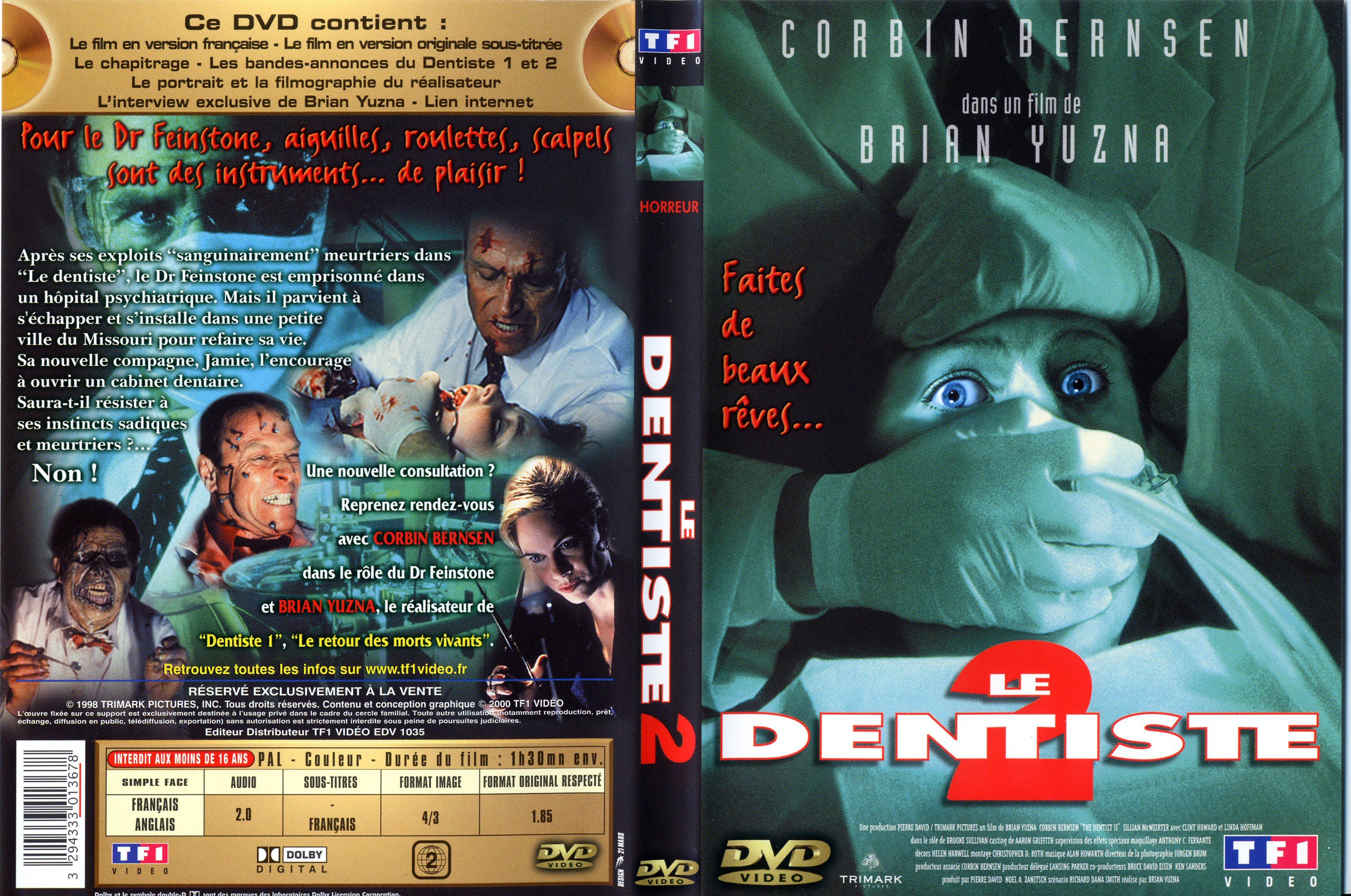 Jaquette DVD Le dentiste 2