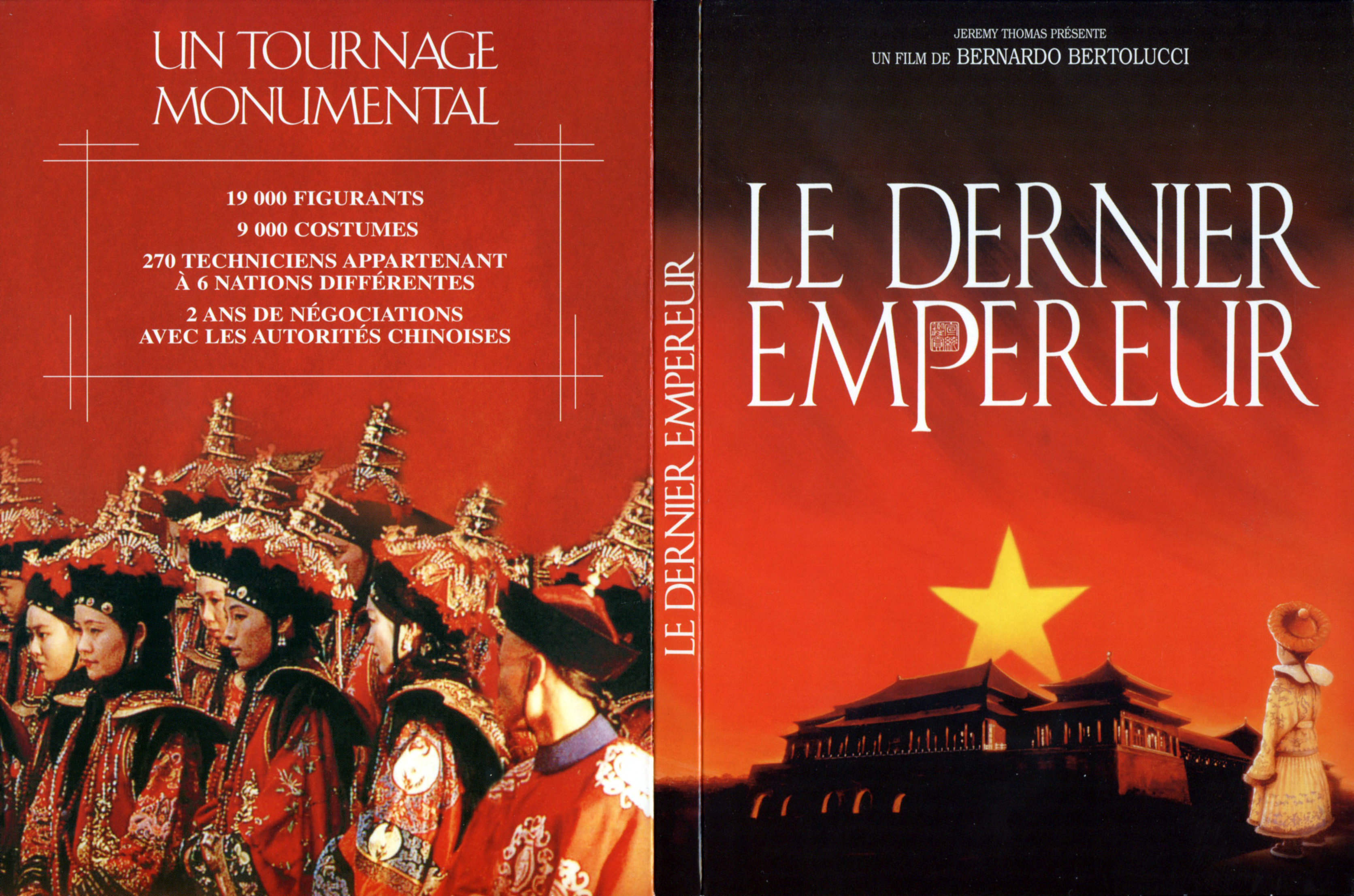 Jaquette DVD Le dernier Empereur v2