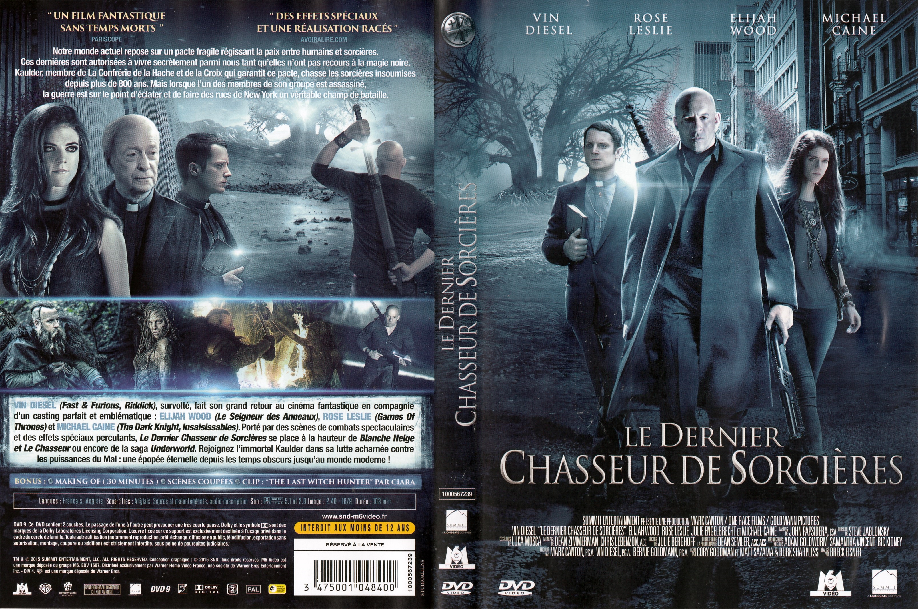 Jaquette DVD Le dernier chasseur de sorcires