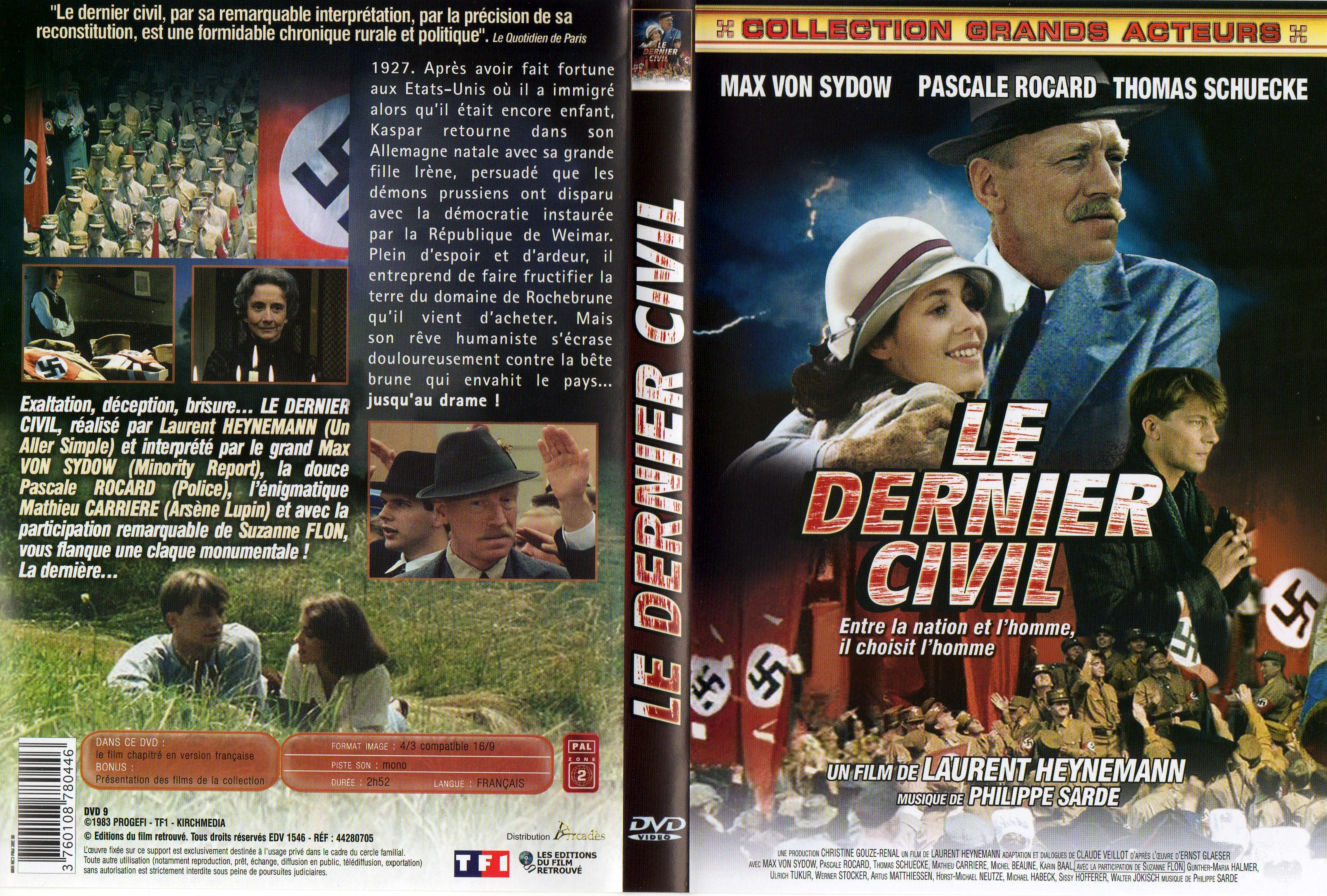 Jaquette DVD Le dernier civil