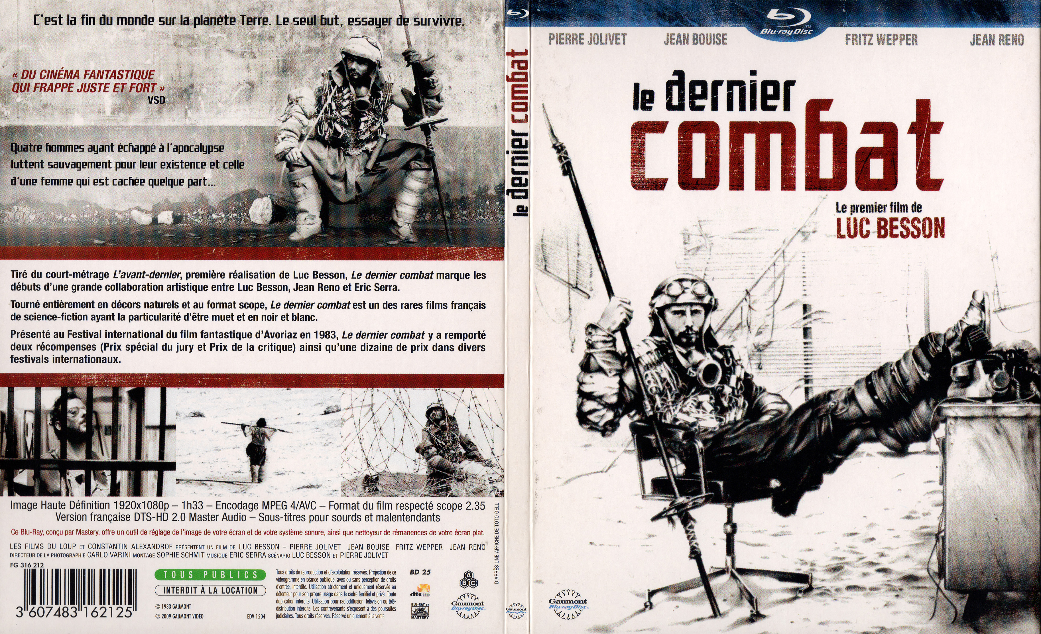 Jaquette DVD Le dernier combat (BLU-RAY)