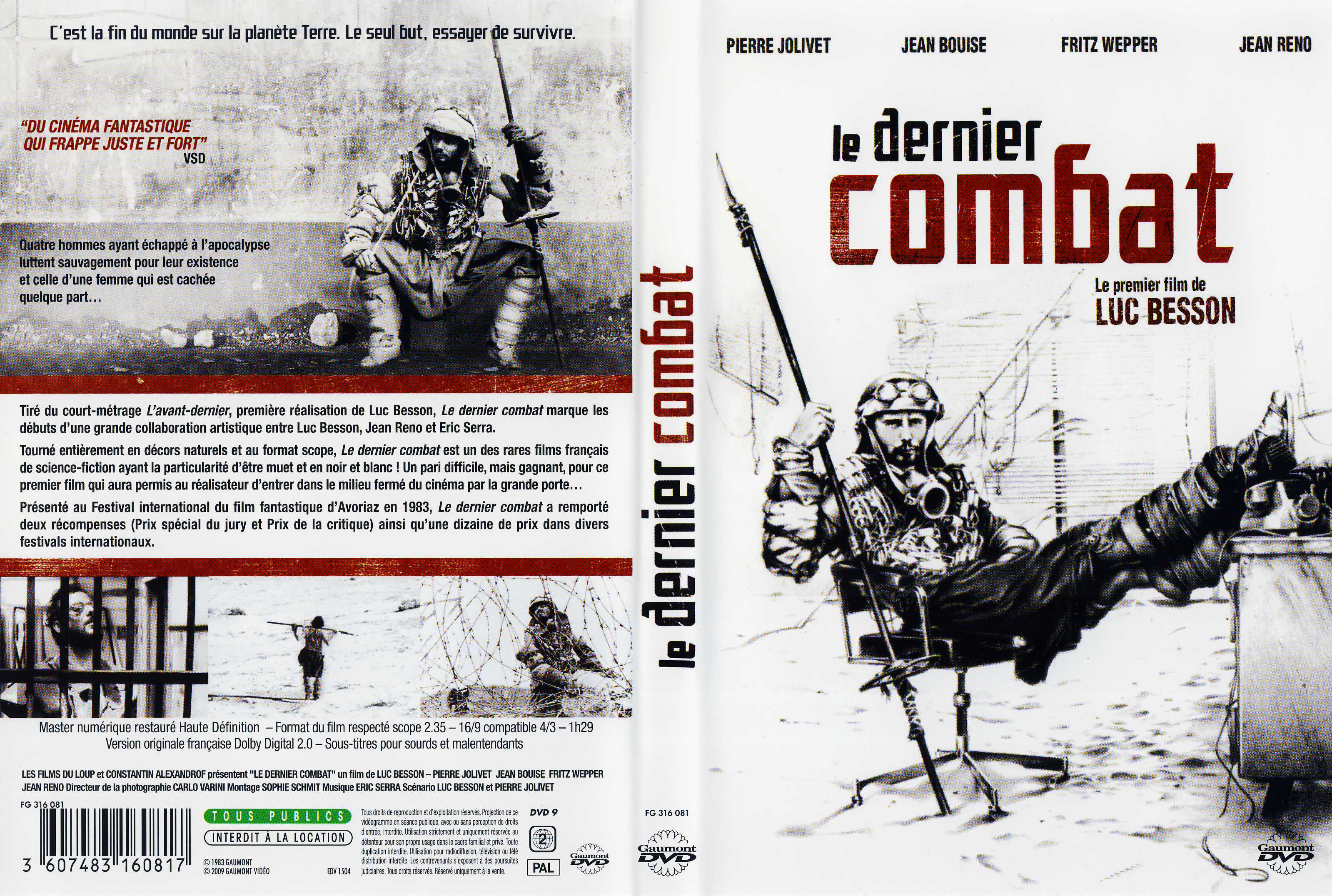 Jaquette DVD Le dernier combat v2