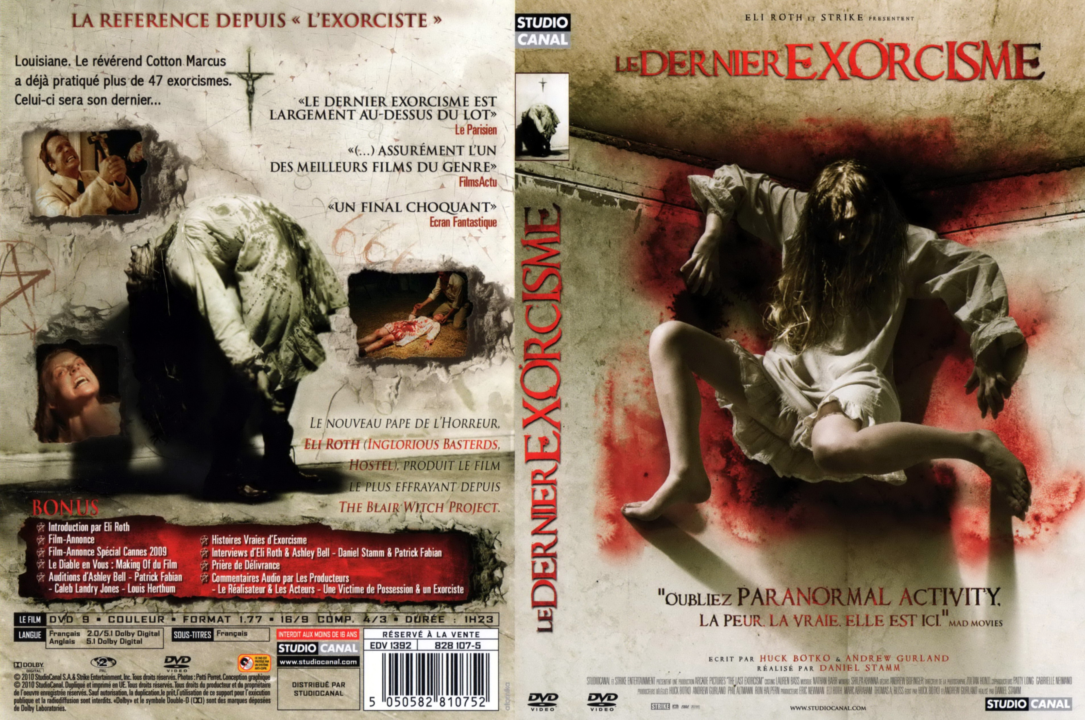 Jaquette DVD Le dernier exorcisme