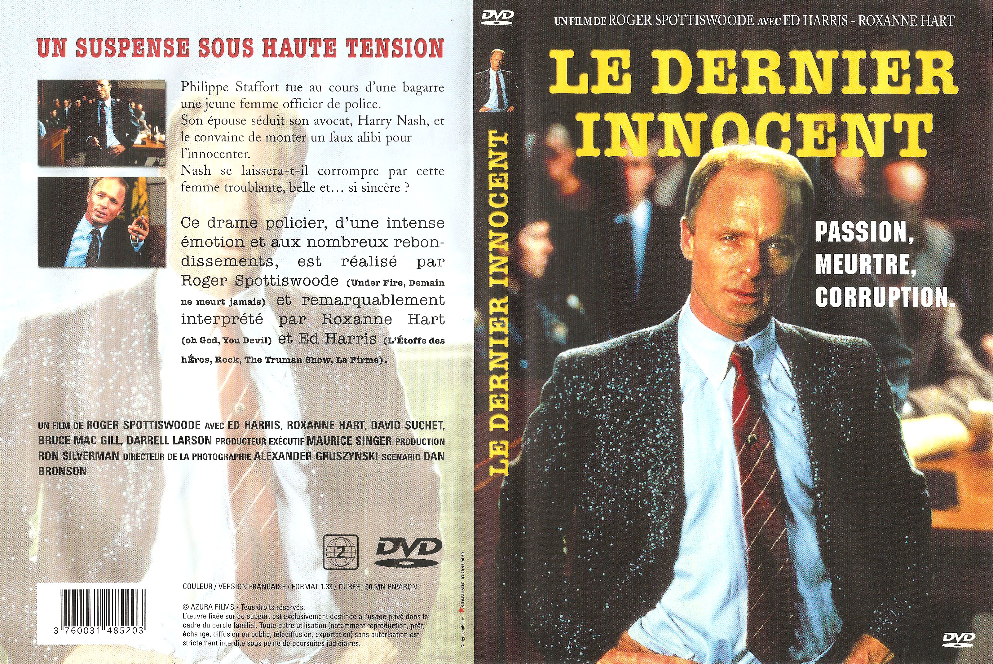 Jaquette DVD Le dernier innocent