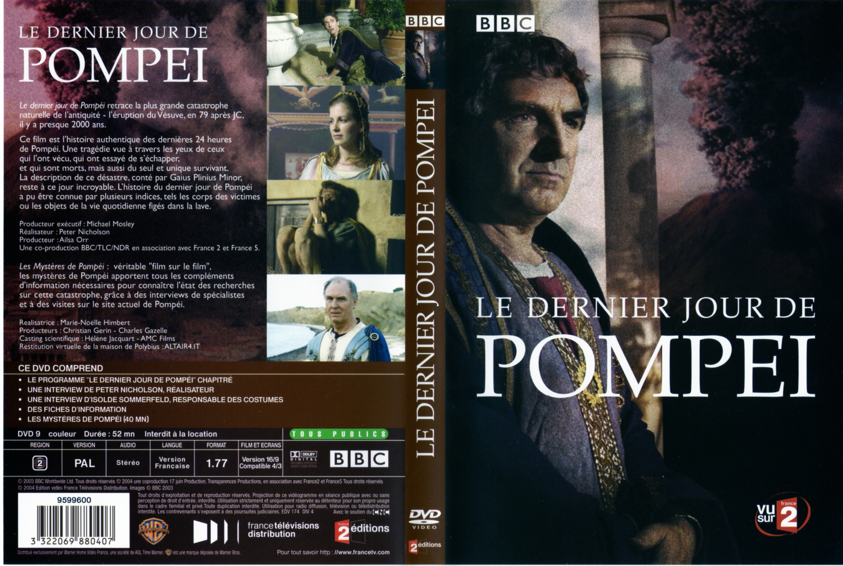 Jaquette DVD Le dernier jour de Pompei