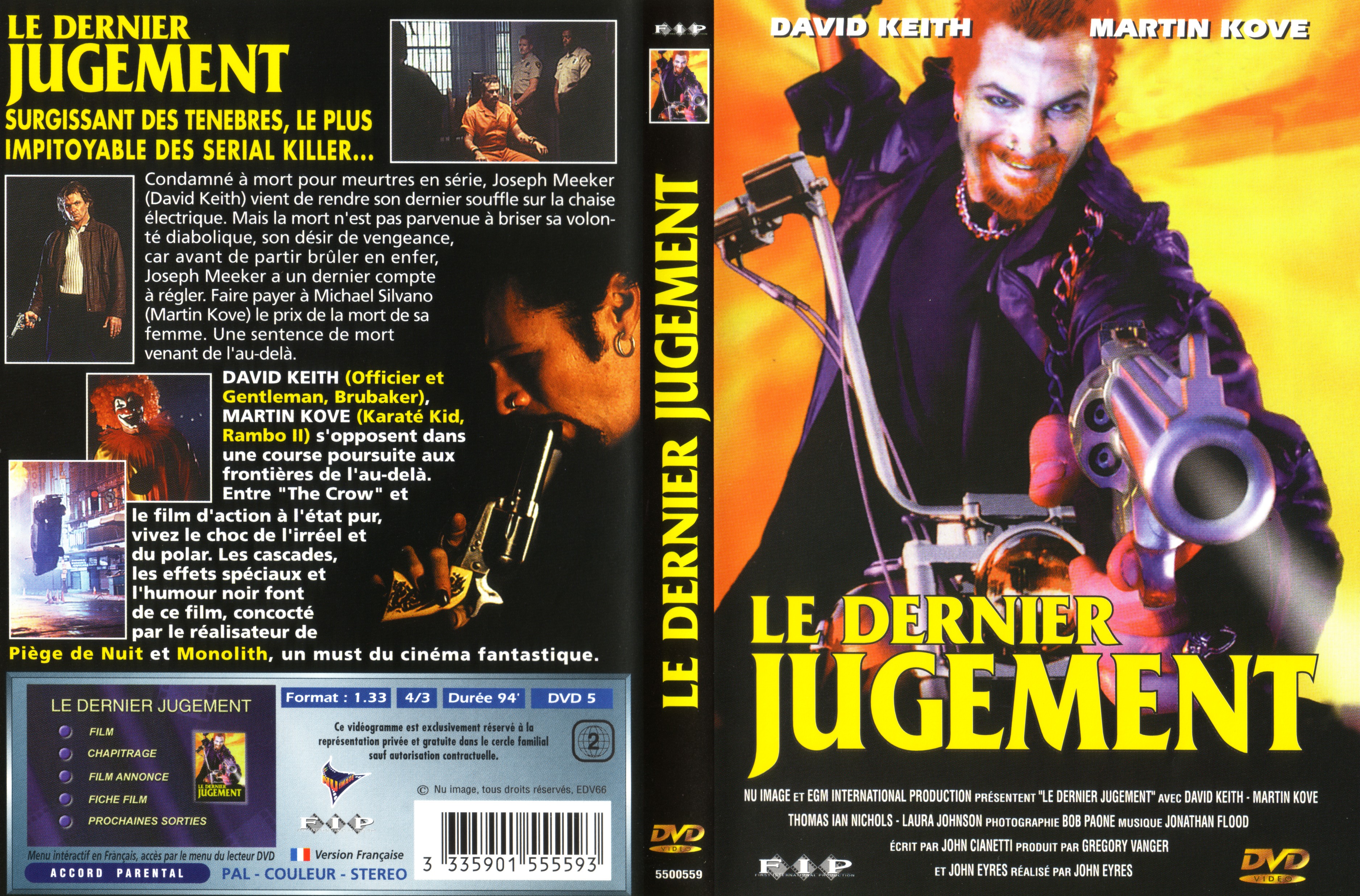 Jaquette DVD Le dernier jugement