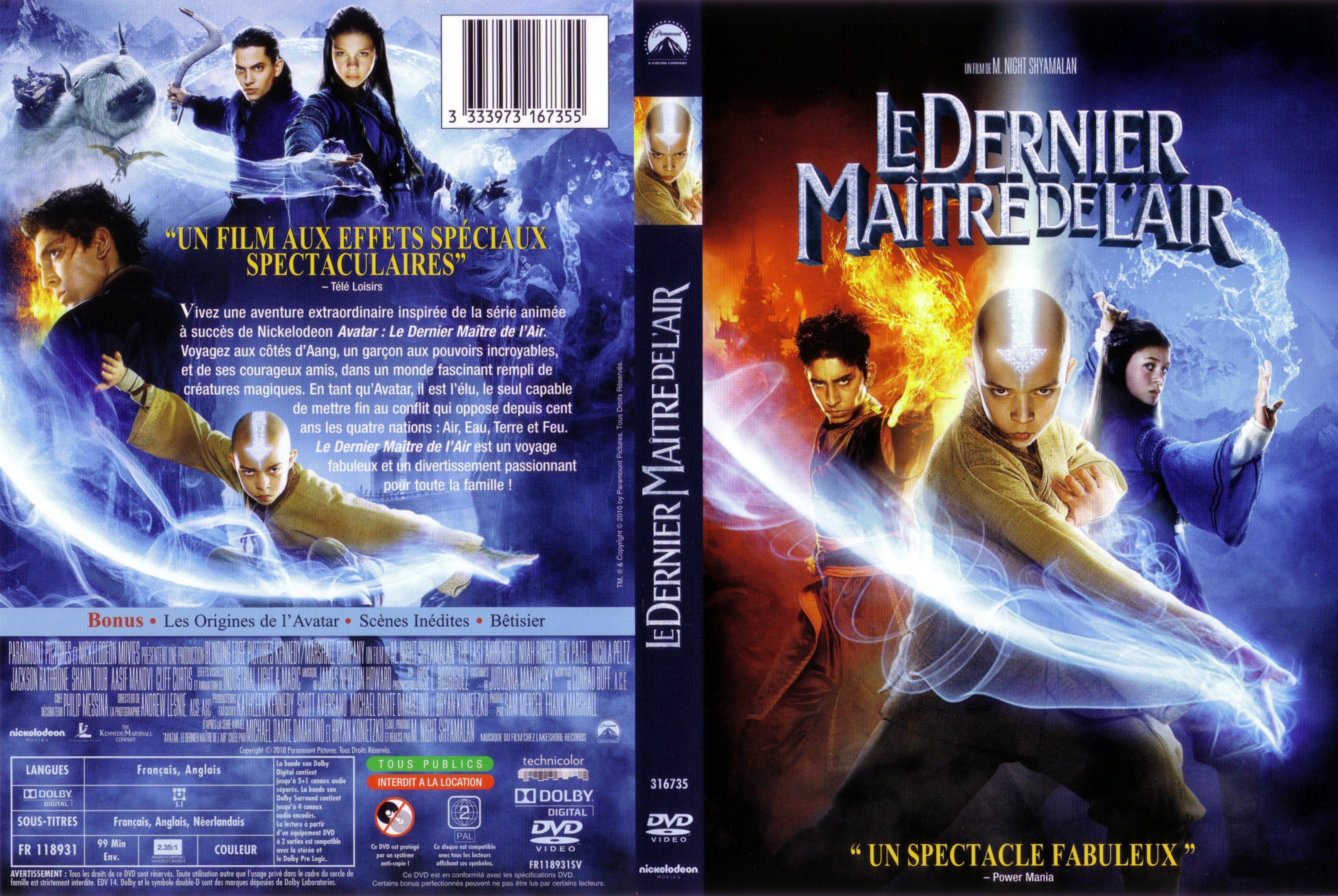 Jaquette DVD Le dernier maitre de l