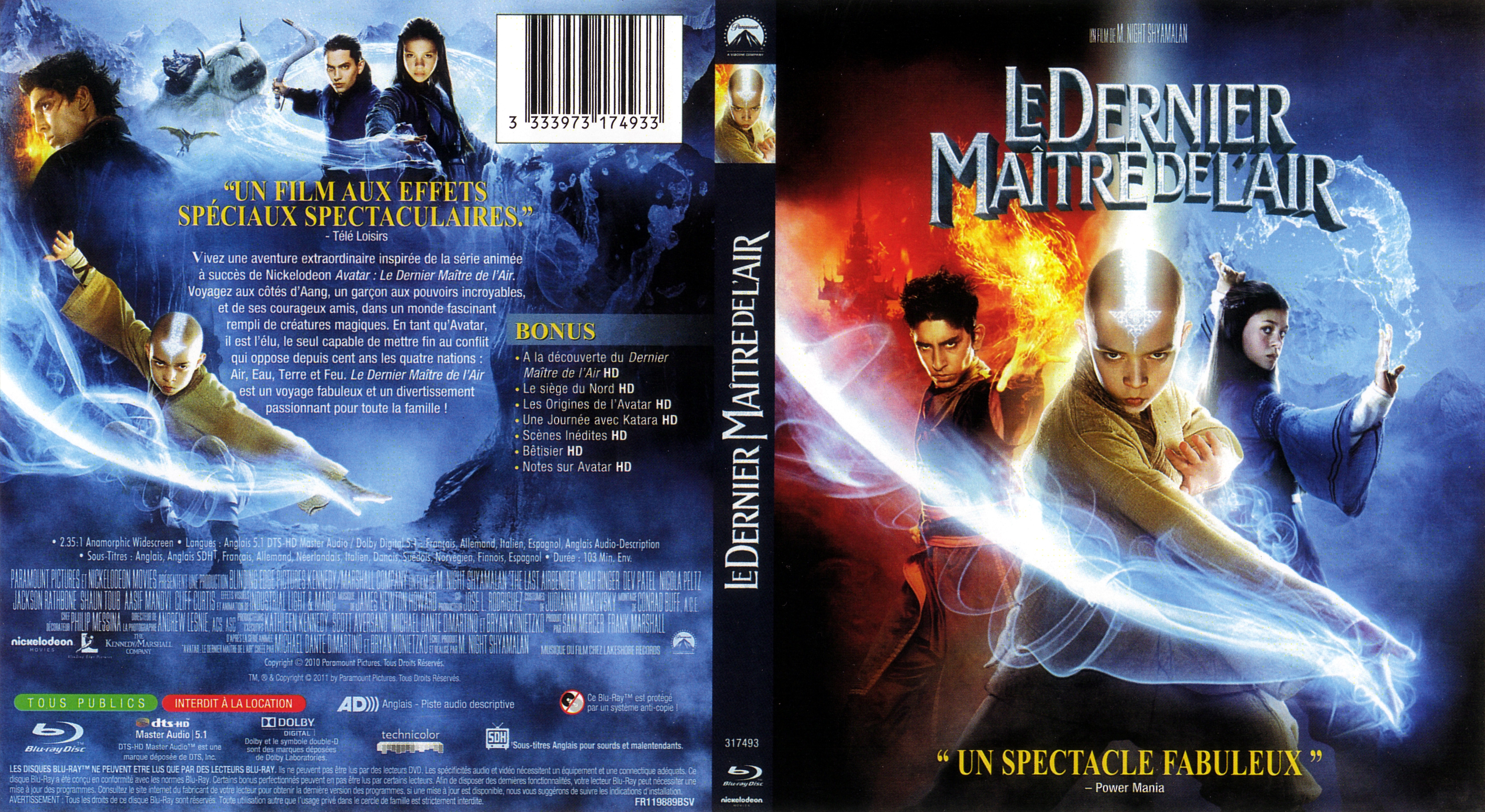 Jaquette DVD Le dernier maitre de l