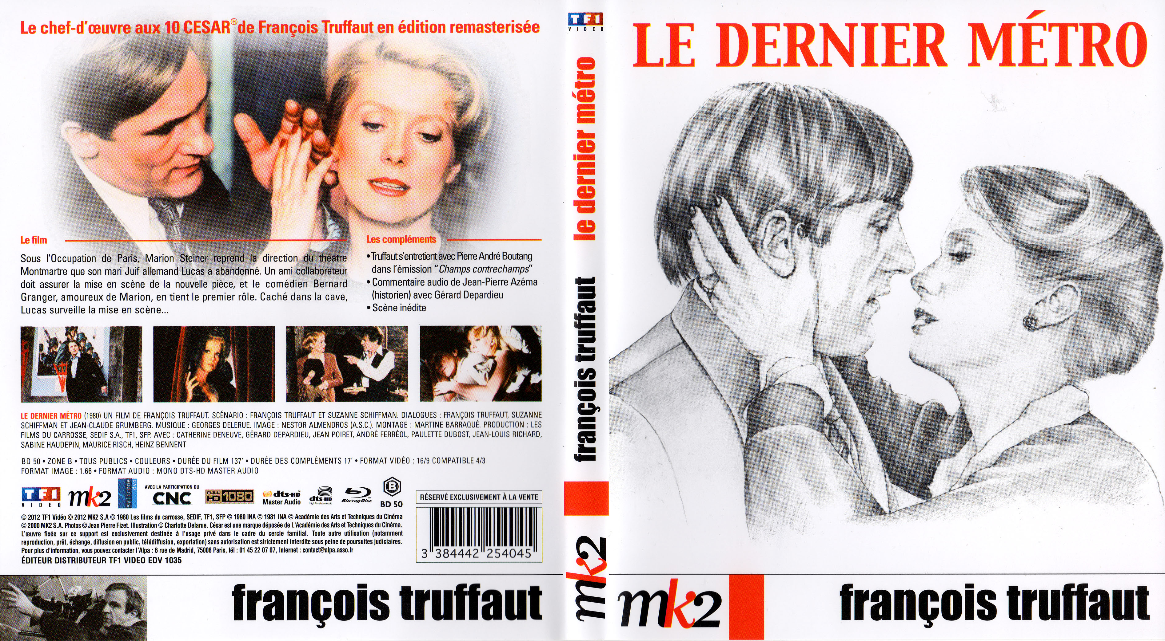 Jaquette DVD Le dernier mtro (BLU-RAY)