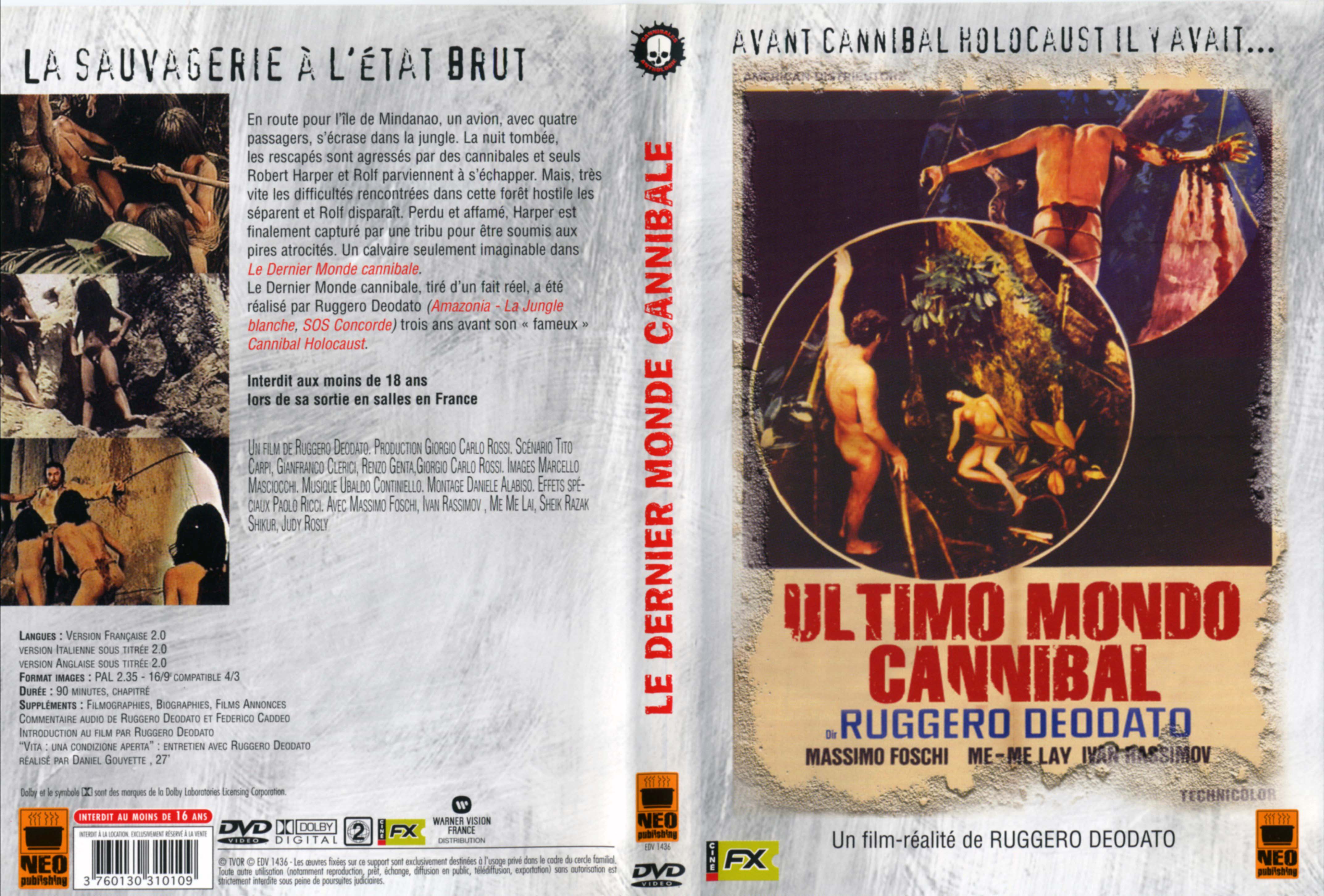 Jaquette DVD Le dernier monde cannibale v2