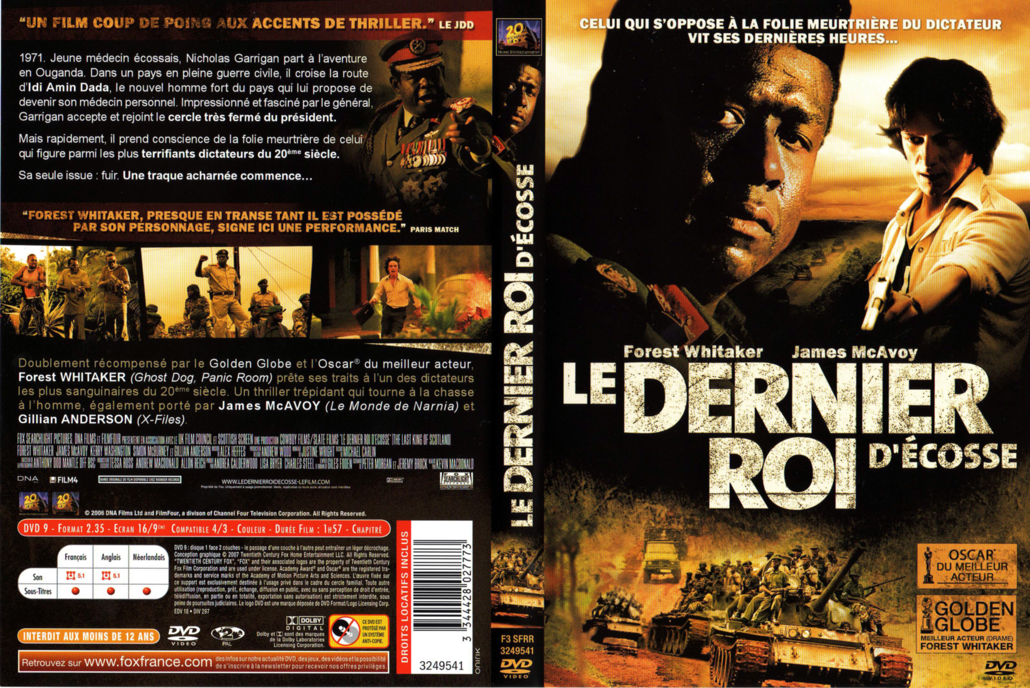 Jaquette DVD Le dernier roi d