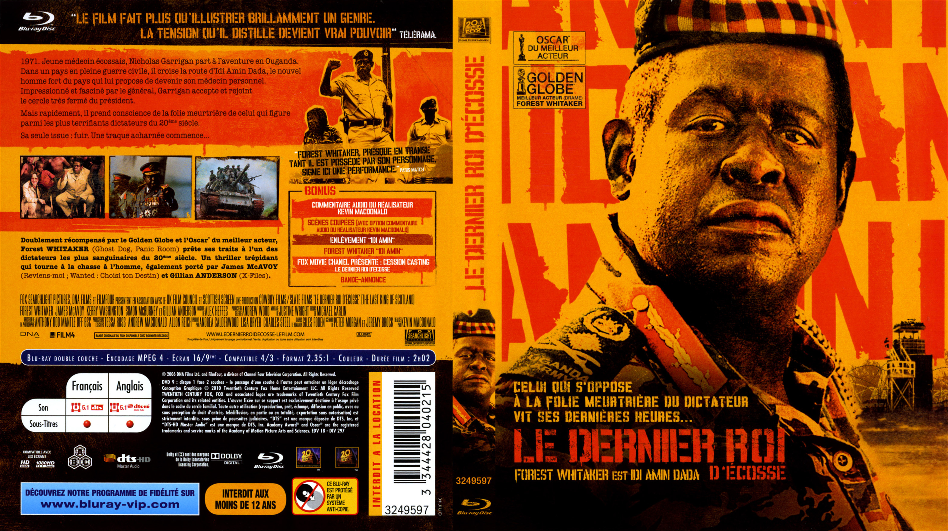 Jaquette DVD Le dernier roi d