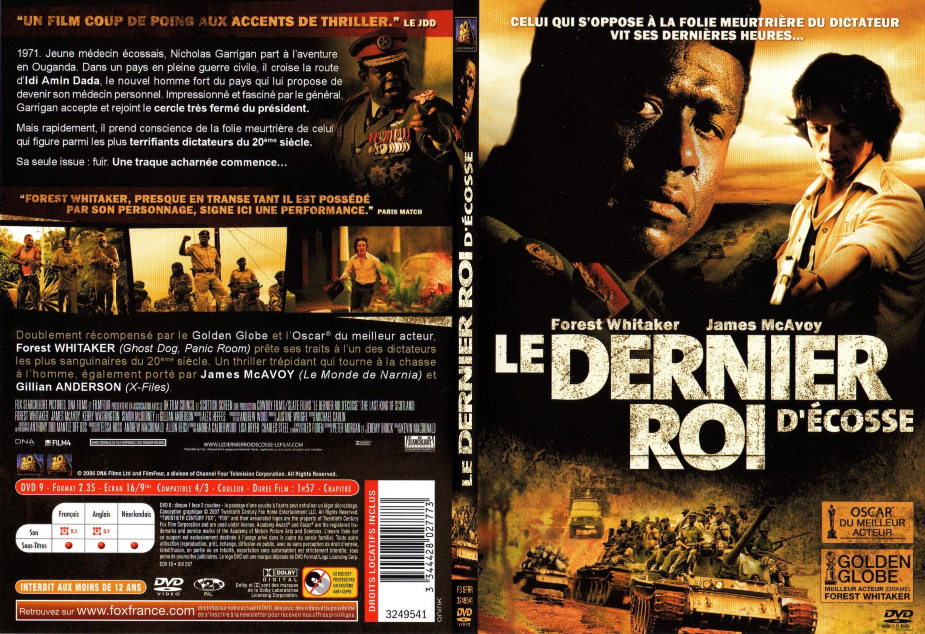 Jaquette DVD Le dernier roi d