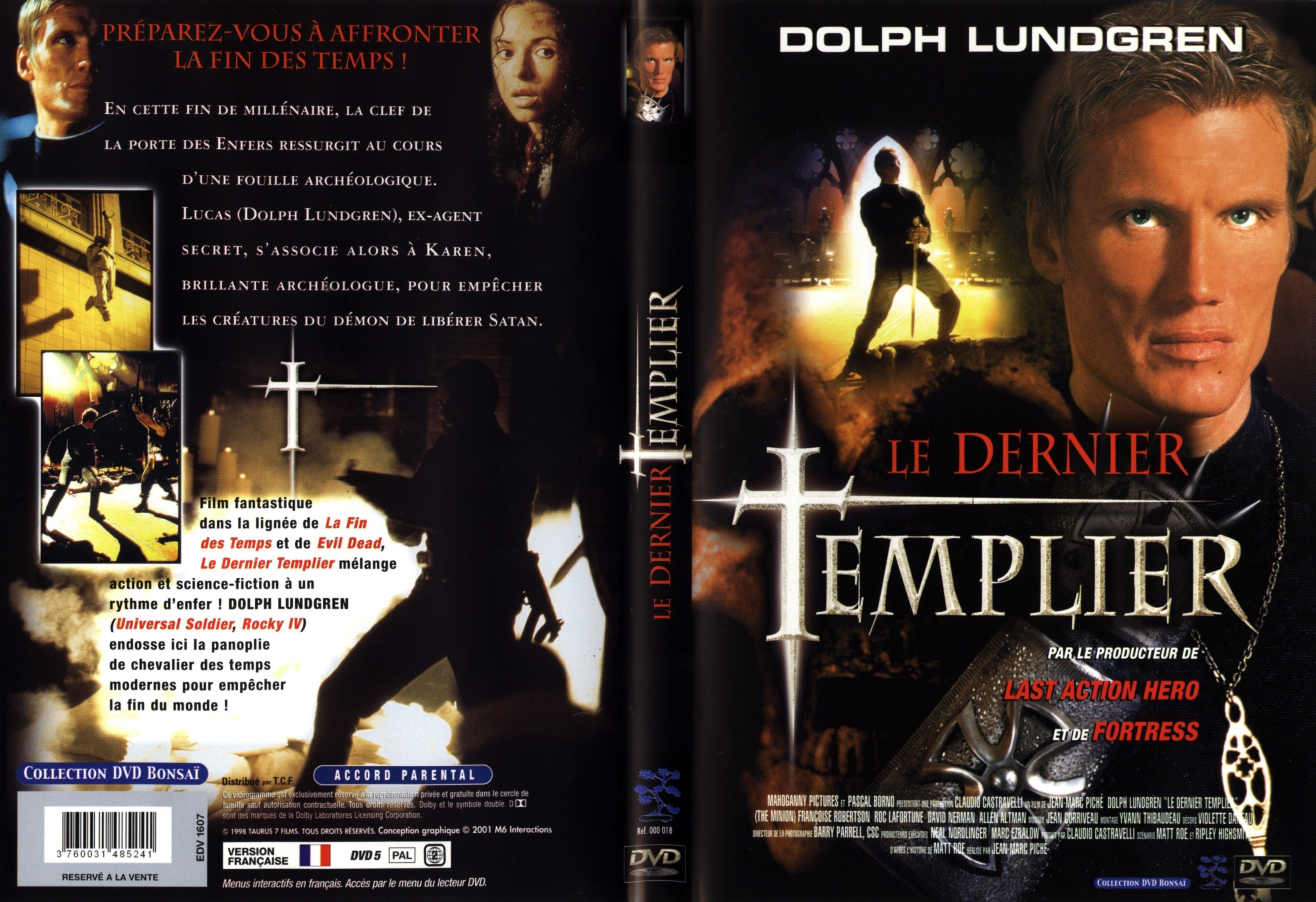 Jaquette DVD Le dernier templier