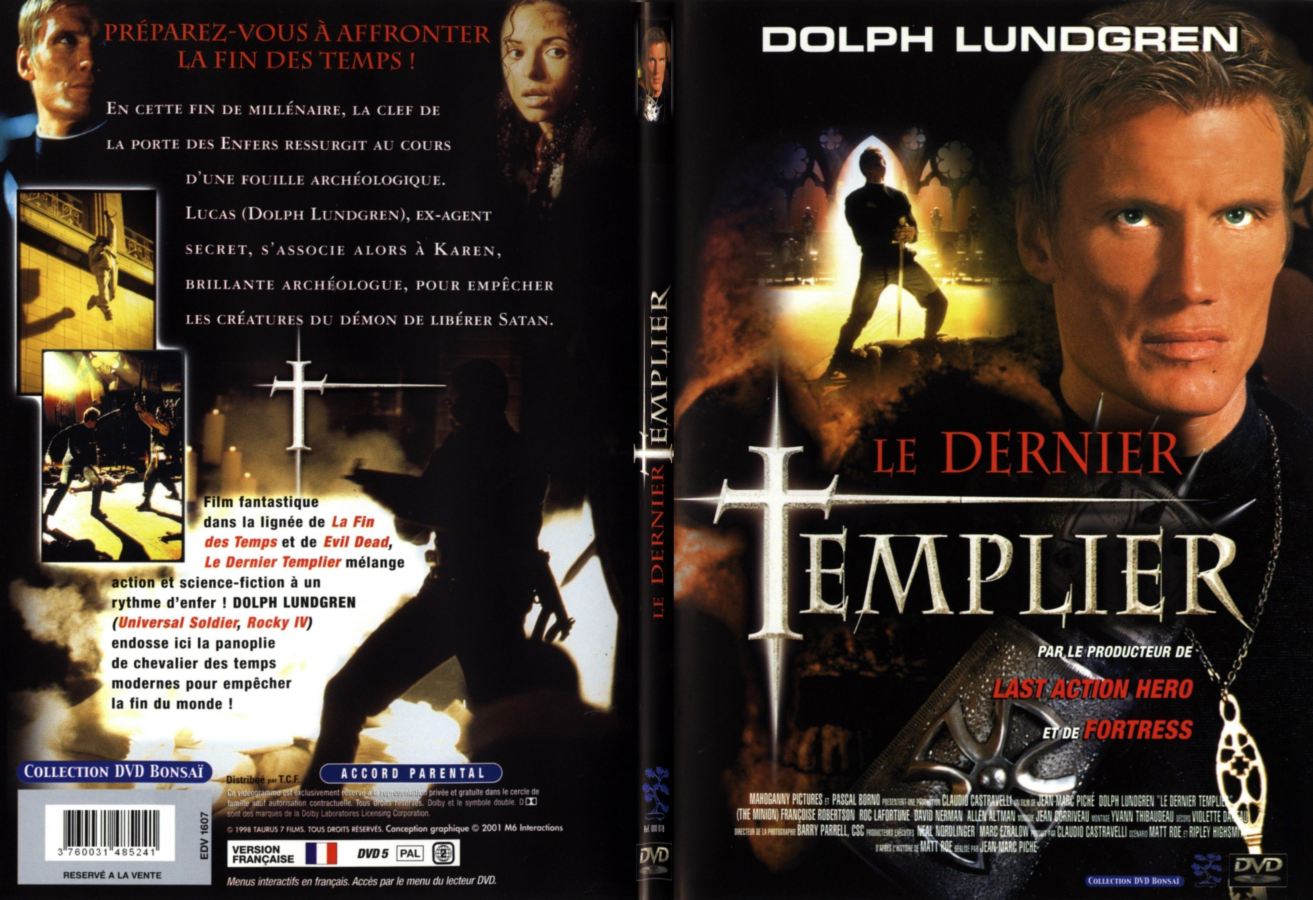 Jaquette DVD Le dernier templier - SLIM