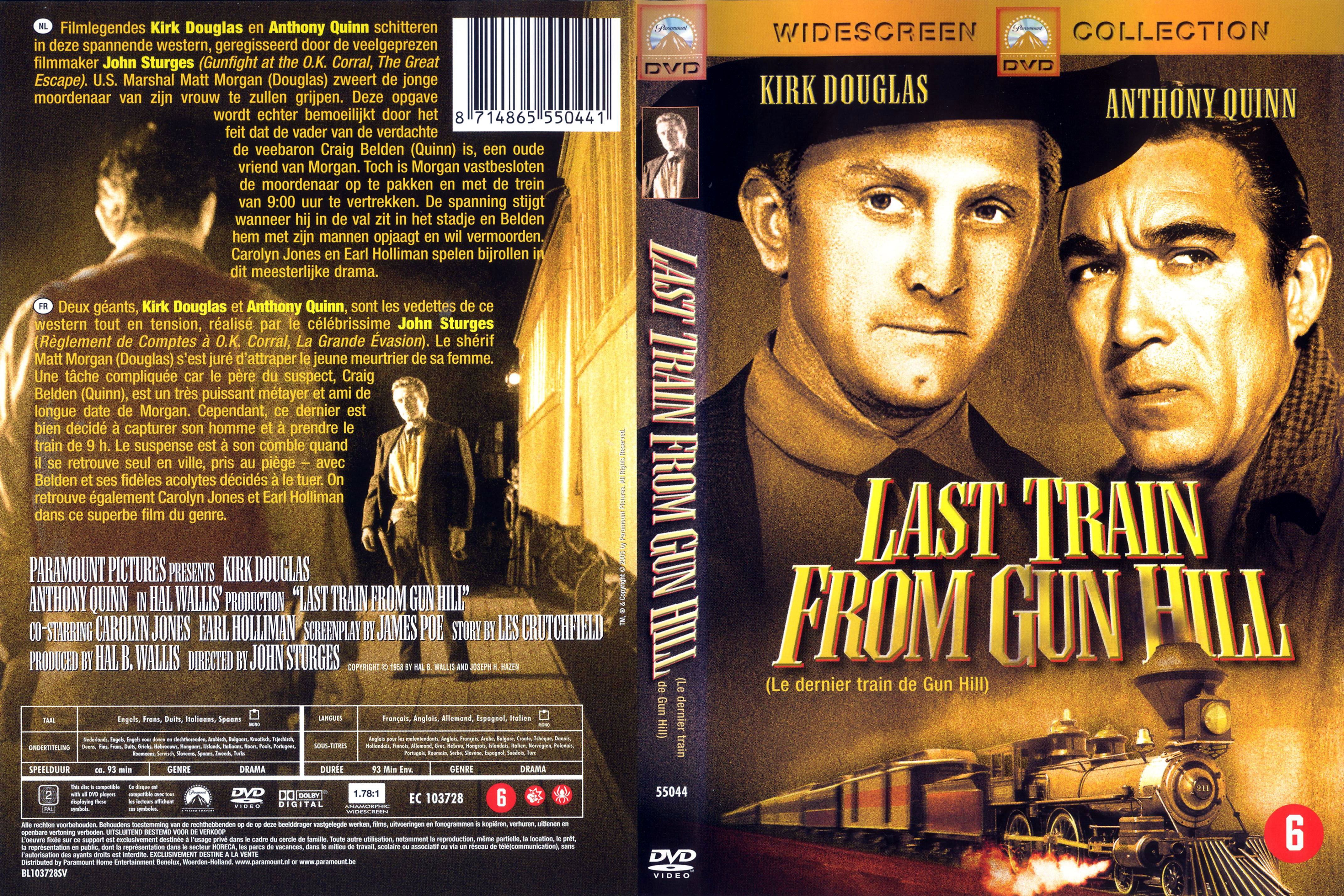 Jaquette DVD Le dernier train de Gun Hill v2