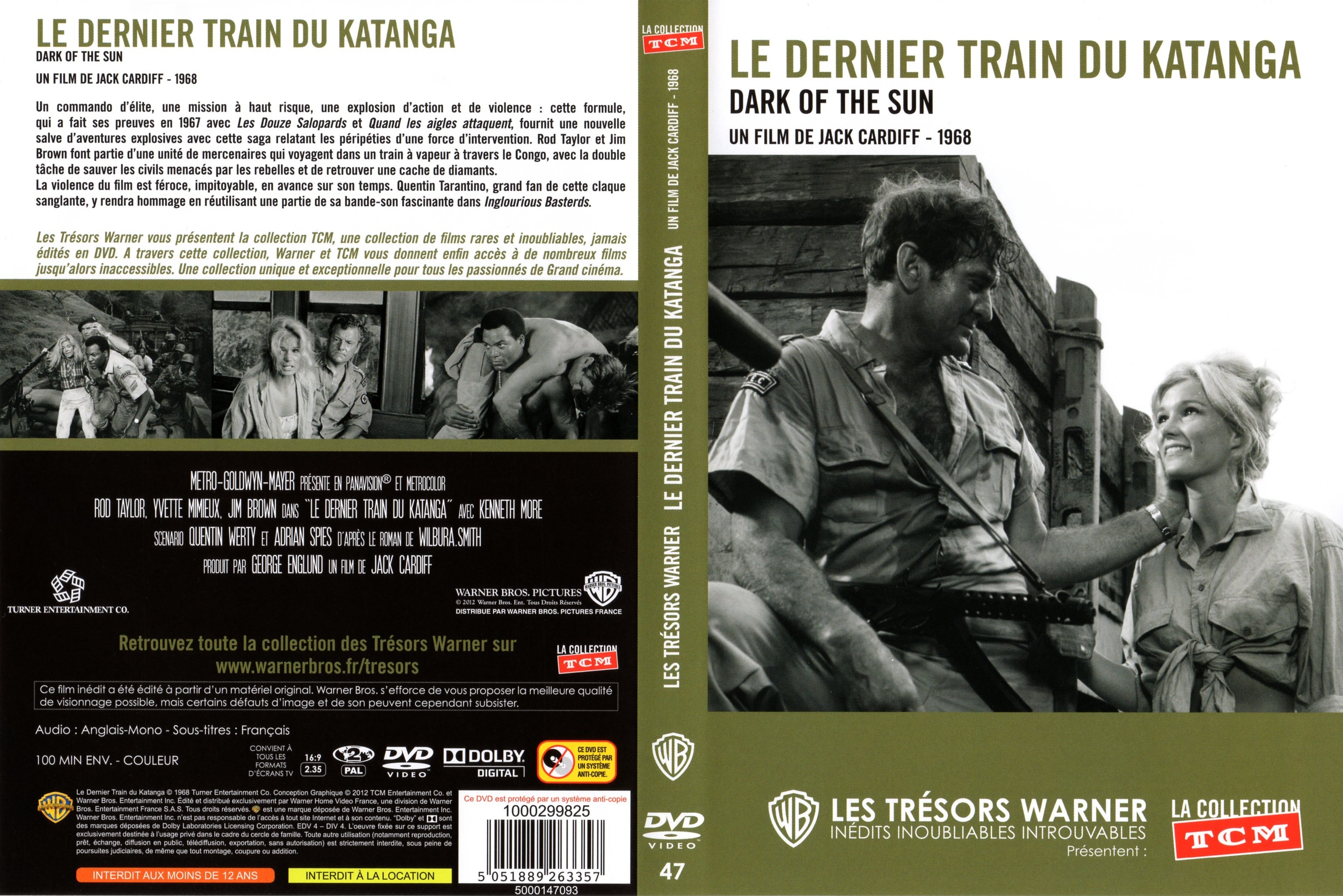 Jaquette DVD Le dernier train du Katanga