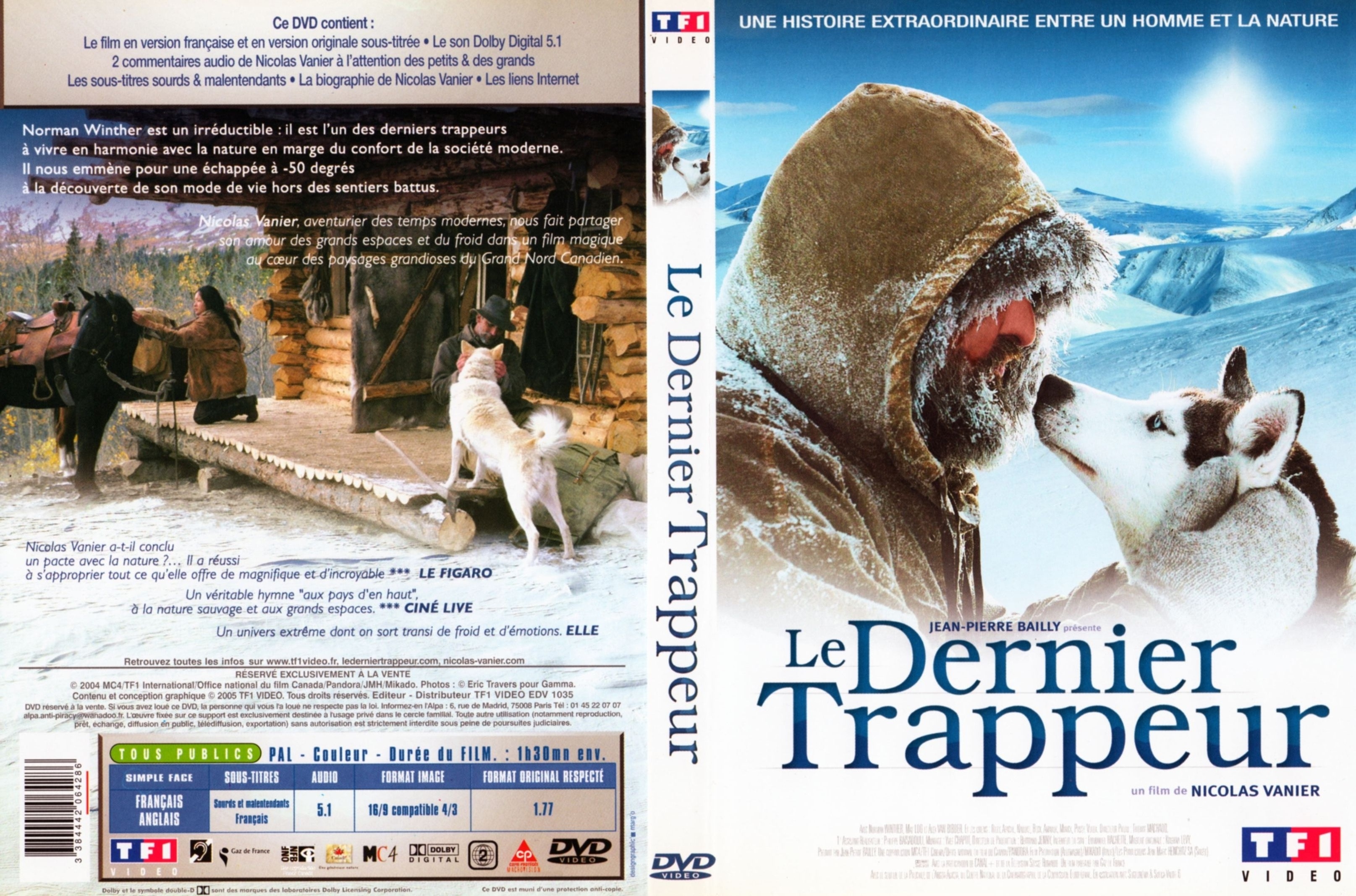 Jaquette DVD Le dernier trappeur