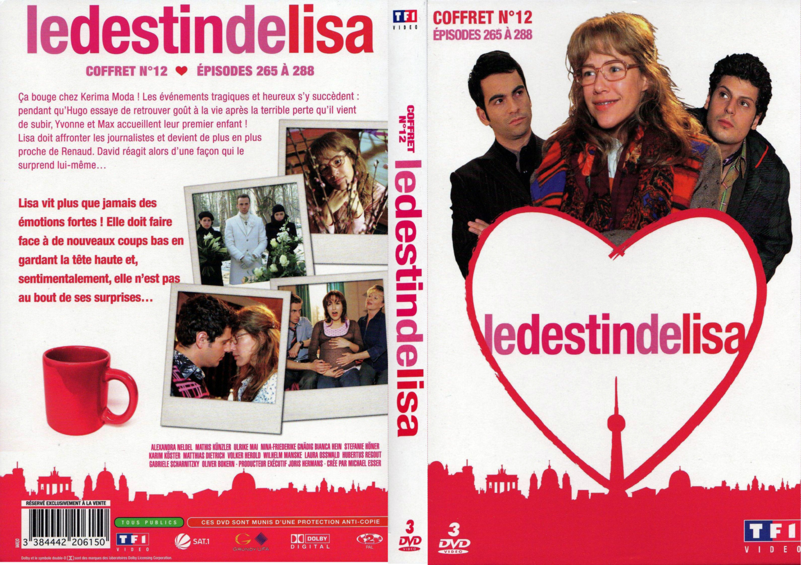 Jaquette DVD Le destin de Lisa COFFRET 12