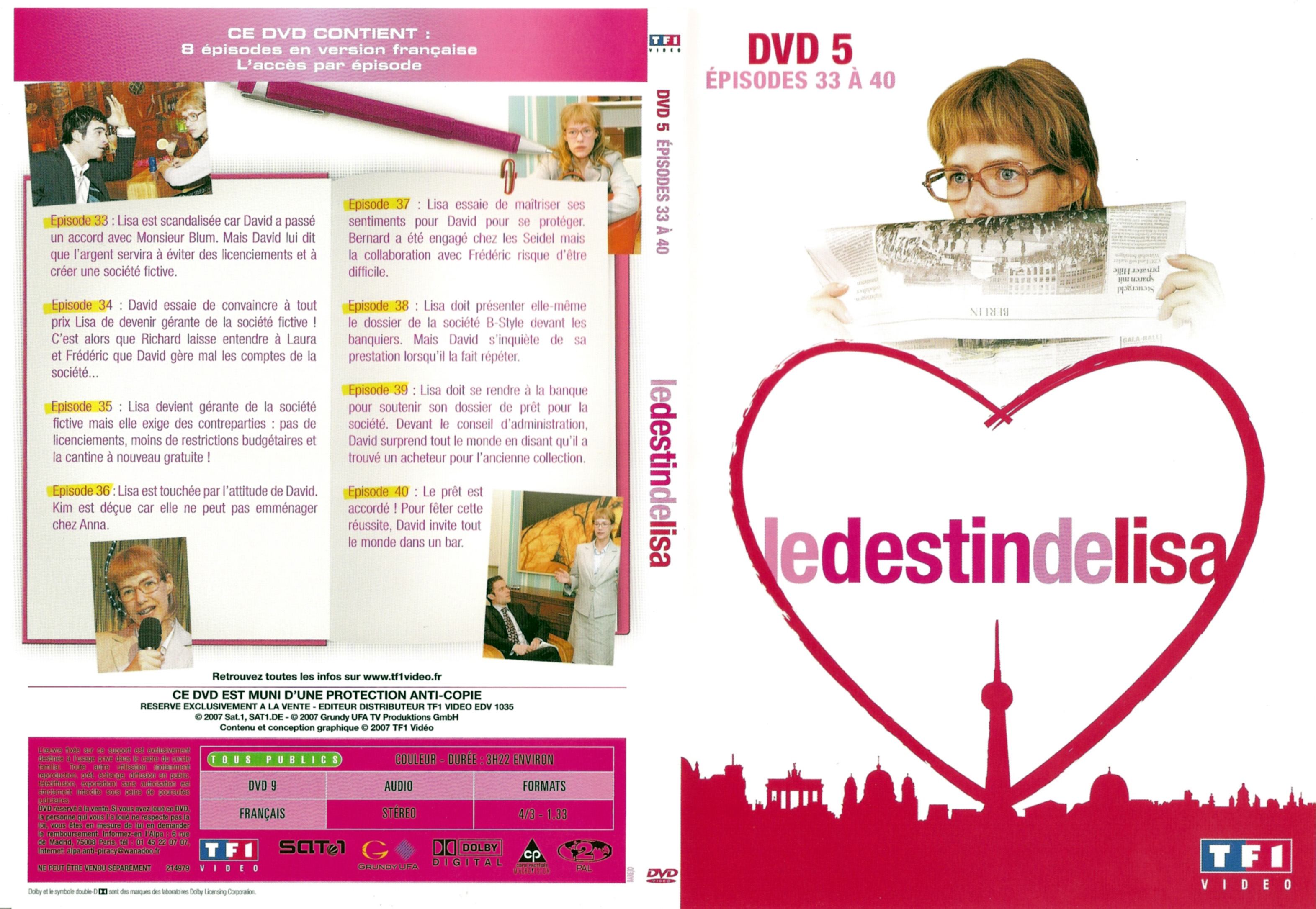 Jaquette DVD Le destin de Lisa COFFRET 2 DVD 5