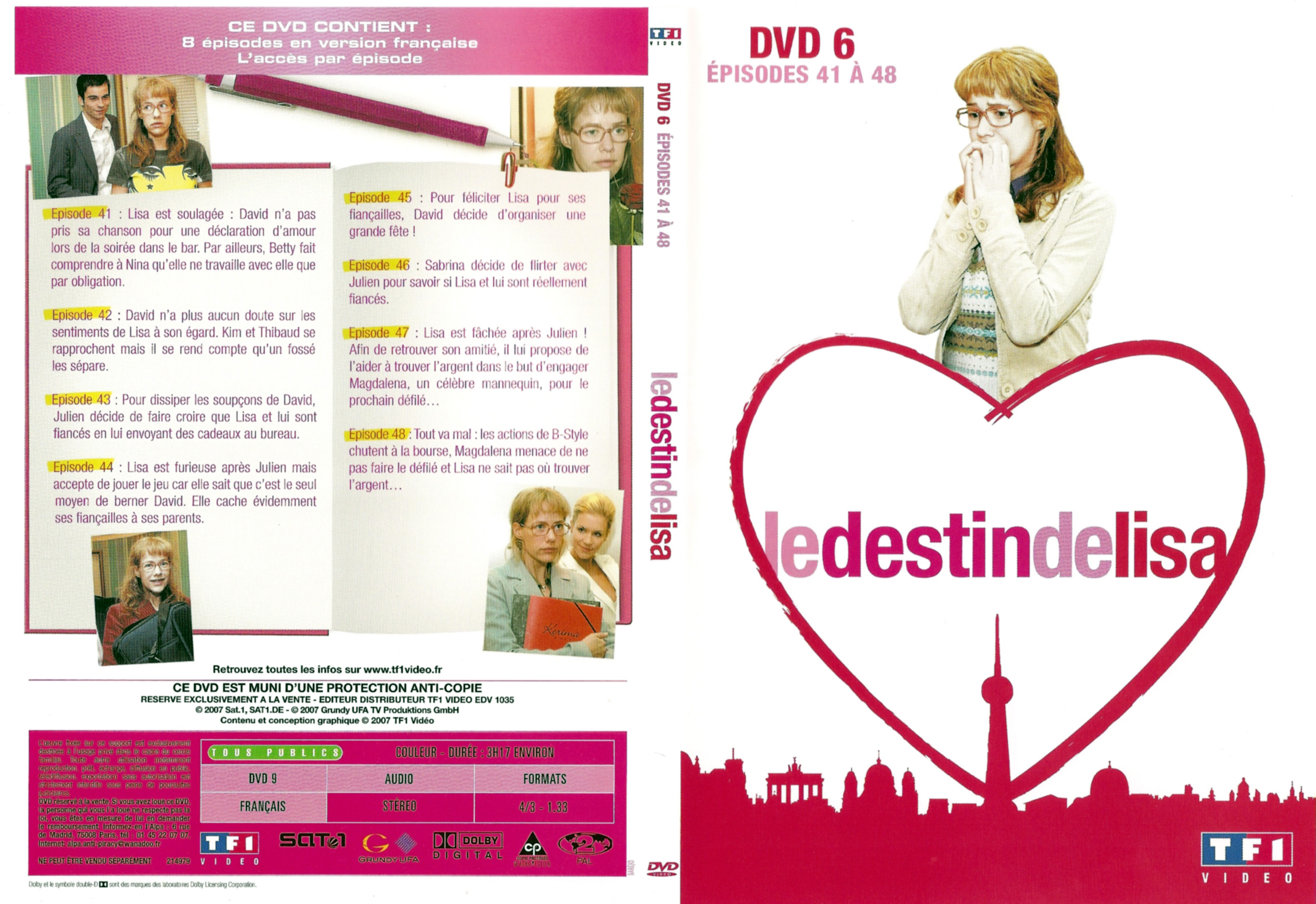 Jaquette DVD Le destin de Lisa COFFRET 2 DVD 6