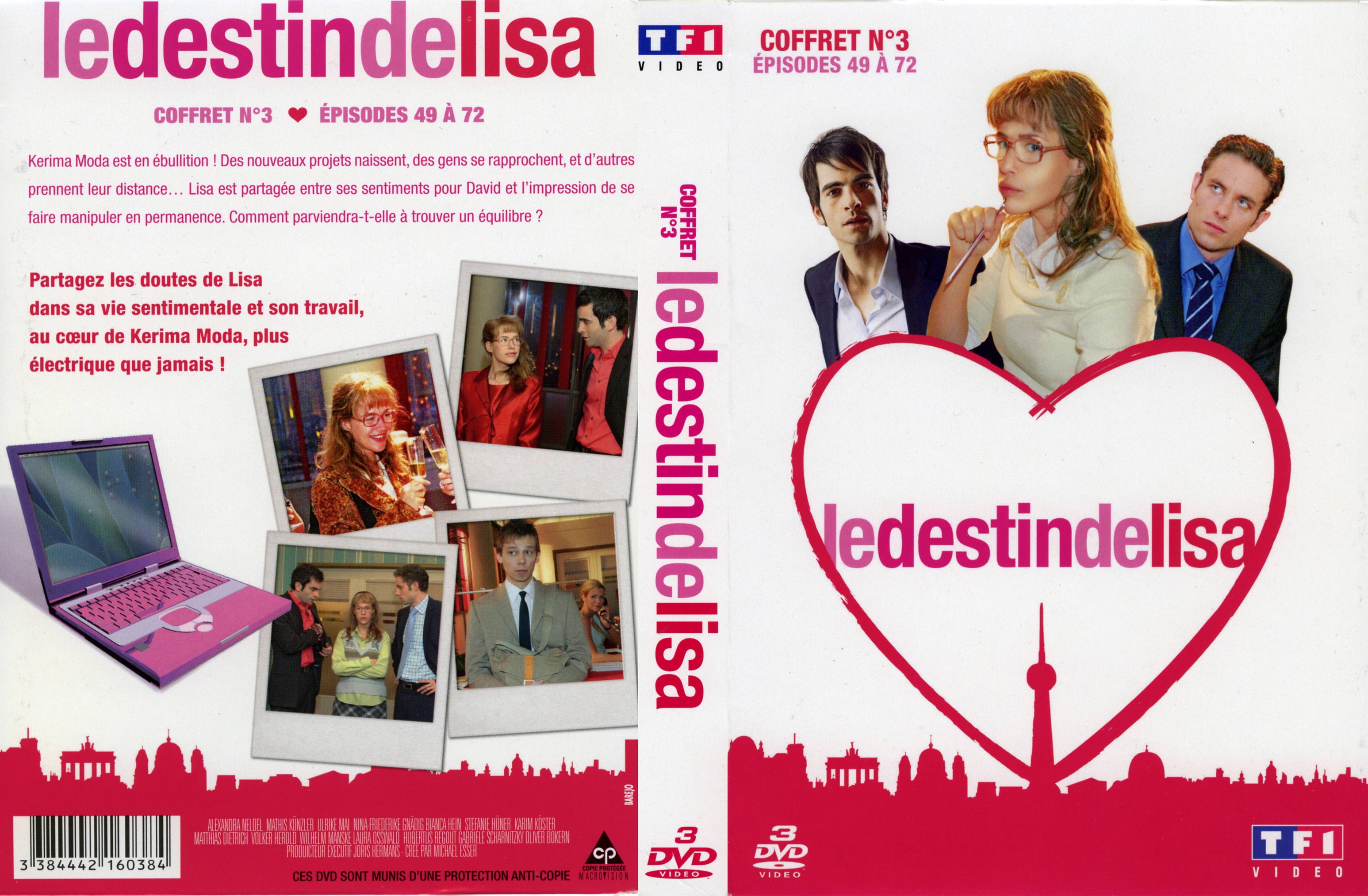 Jaquette DVD Le destin de Lisa COFFRET 3