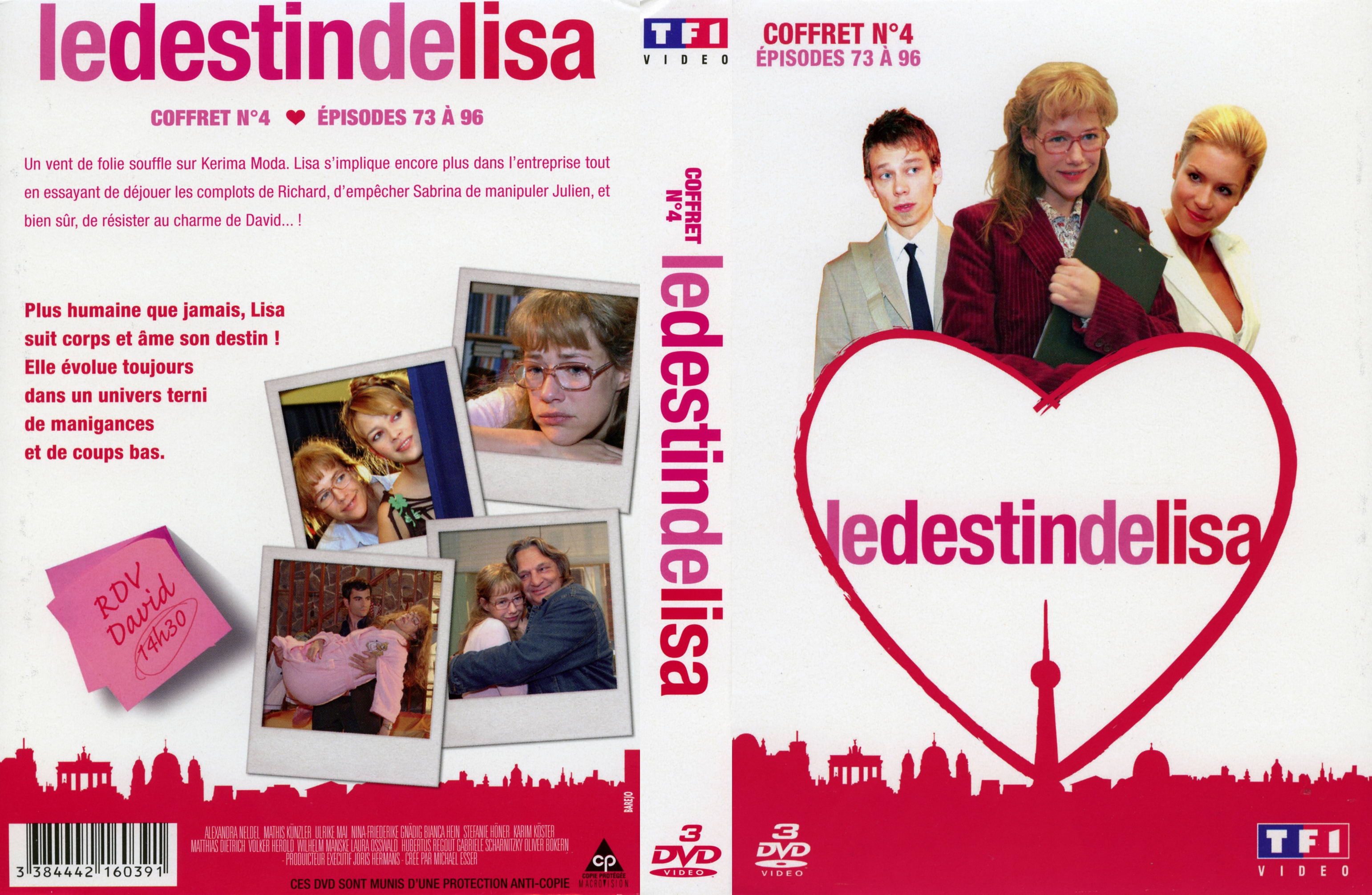 Jaquette DVD Le destin de Lisa COFFRET 4