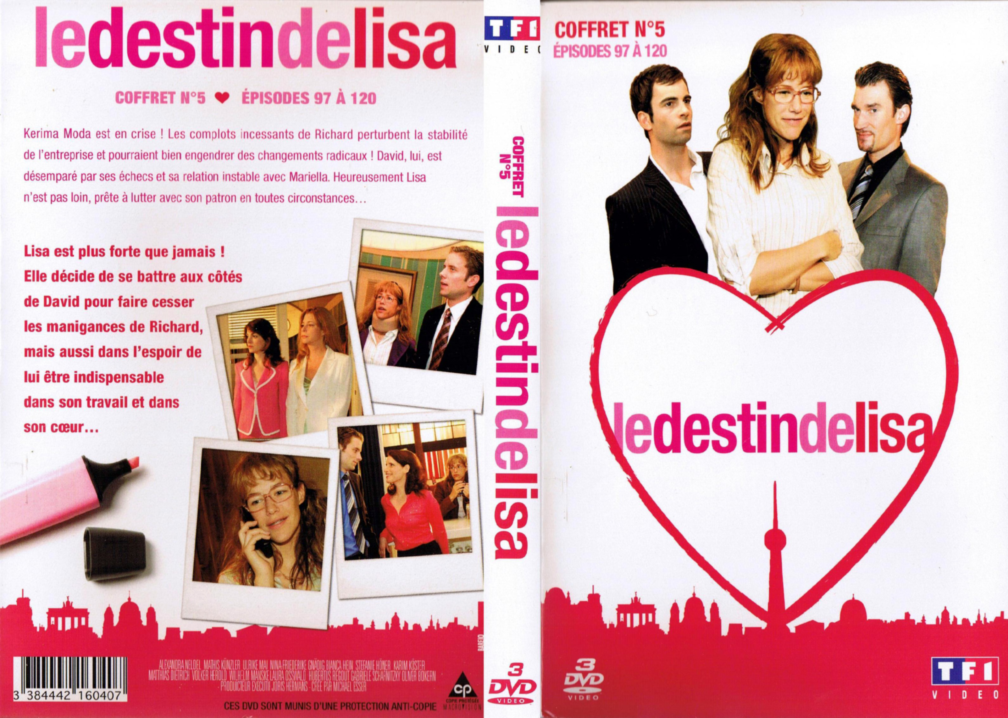 Jaquette DVD Le destin de Lisa COFFRET 5