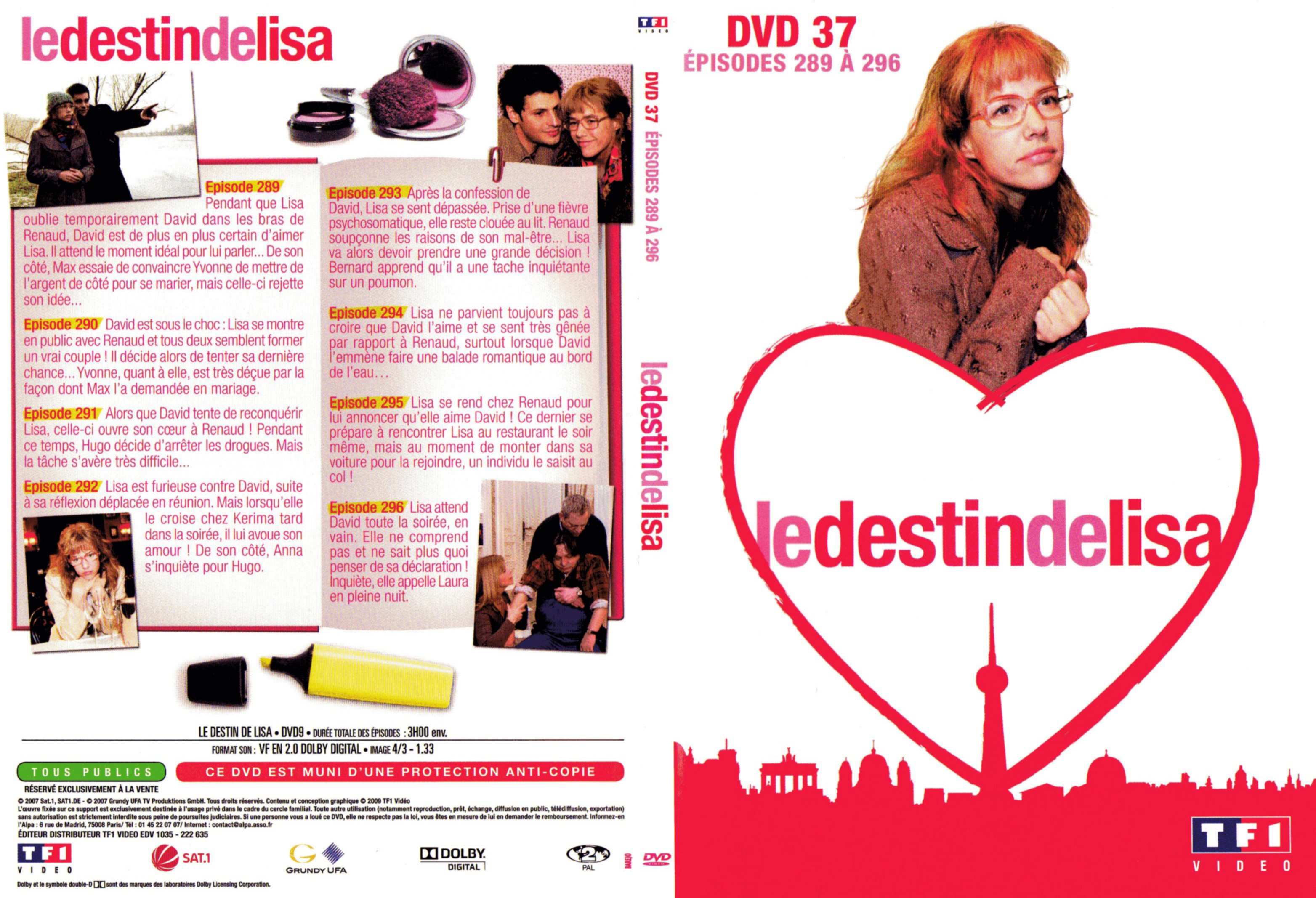 Jaquette DVD Le destin de Lisa DVD 037