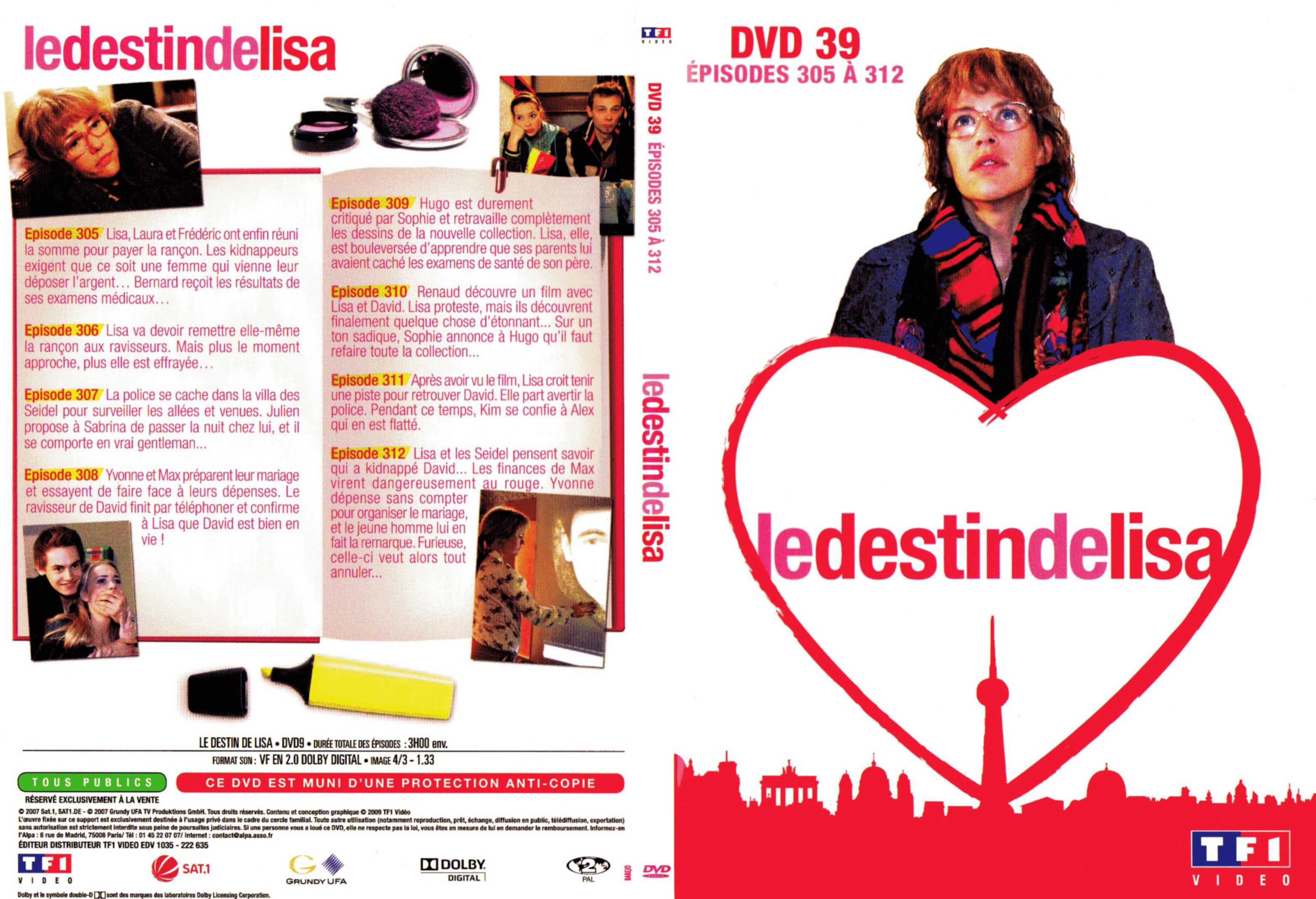 Jaquette DVD Le destin de Lisa DVD 039
