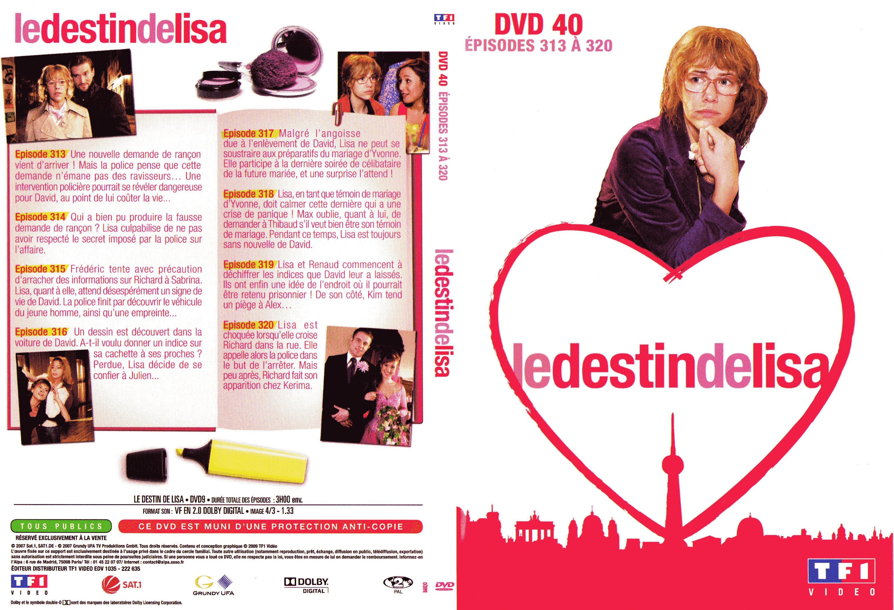 Jaquette DVD Le destin de Lisa DVD 040