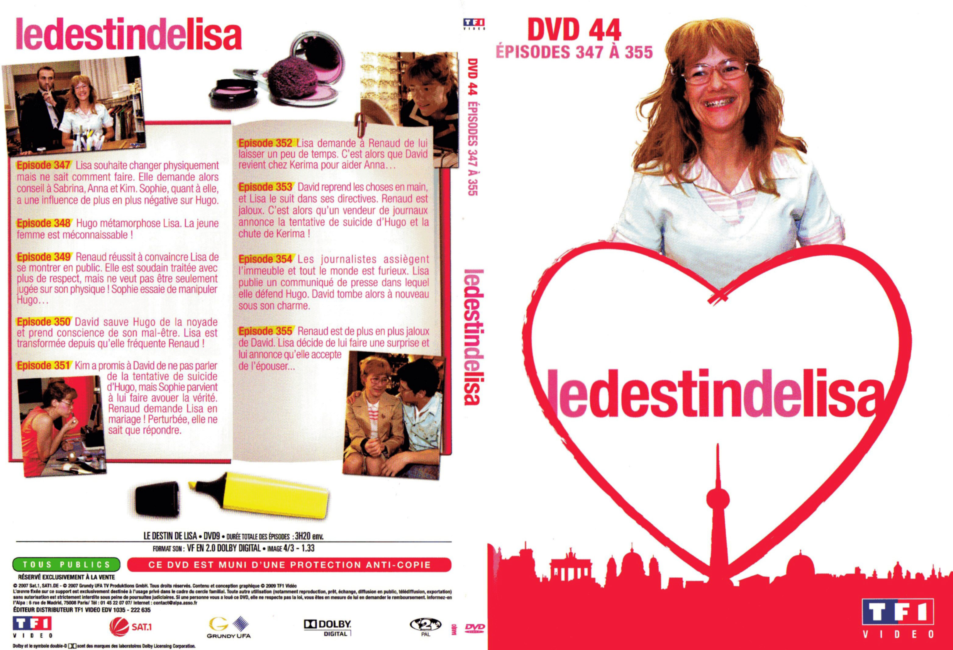 Jaquette DVD Le destin de Lisa DVD 044