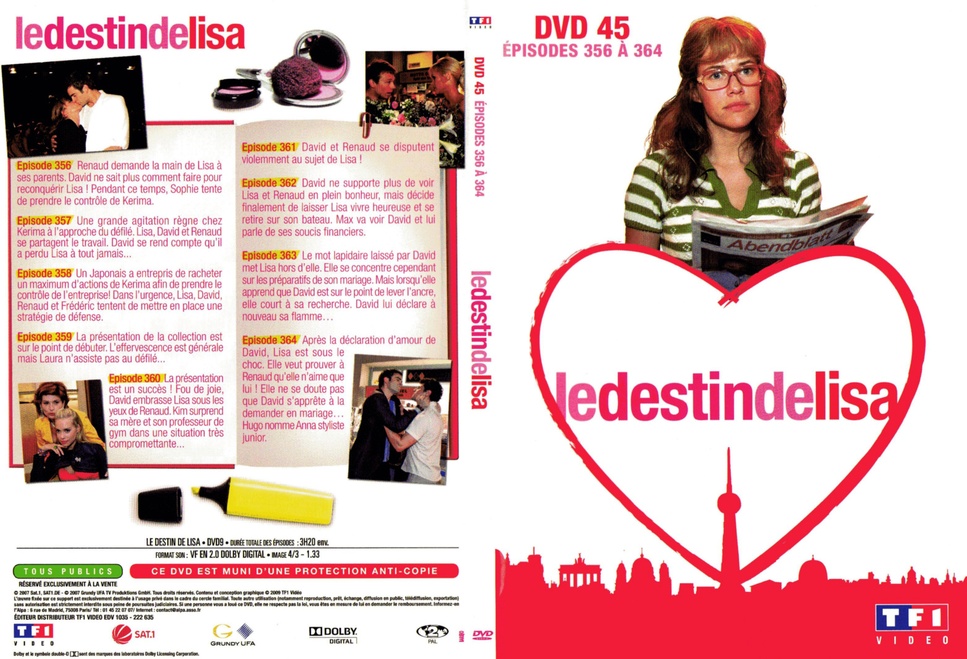 Jaquette DVD Le destin de Lisa DVD 045
