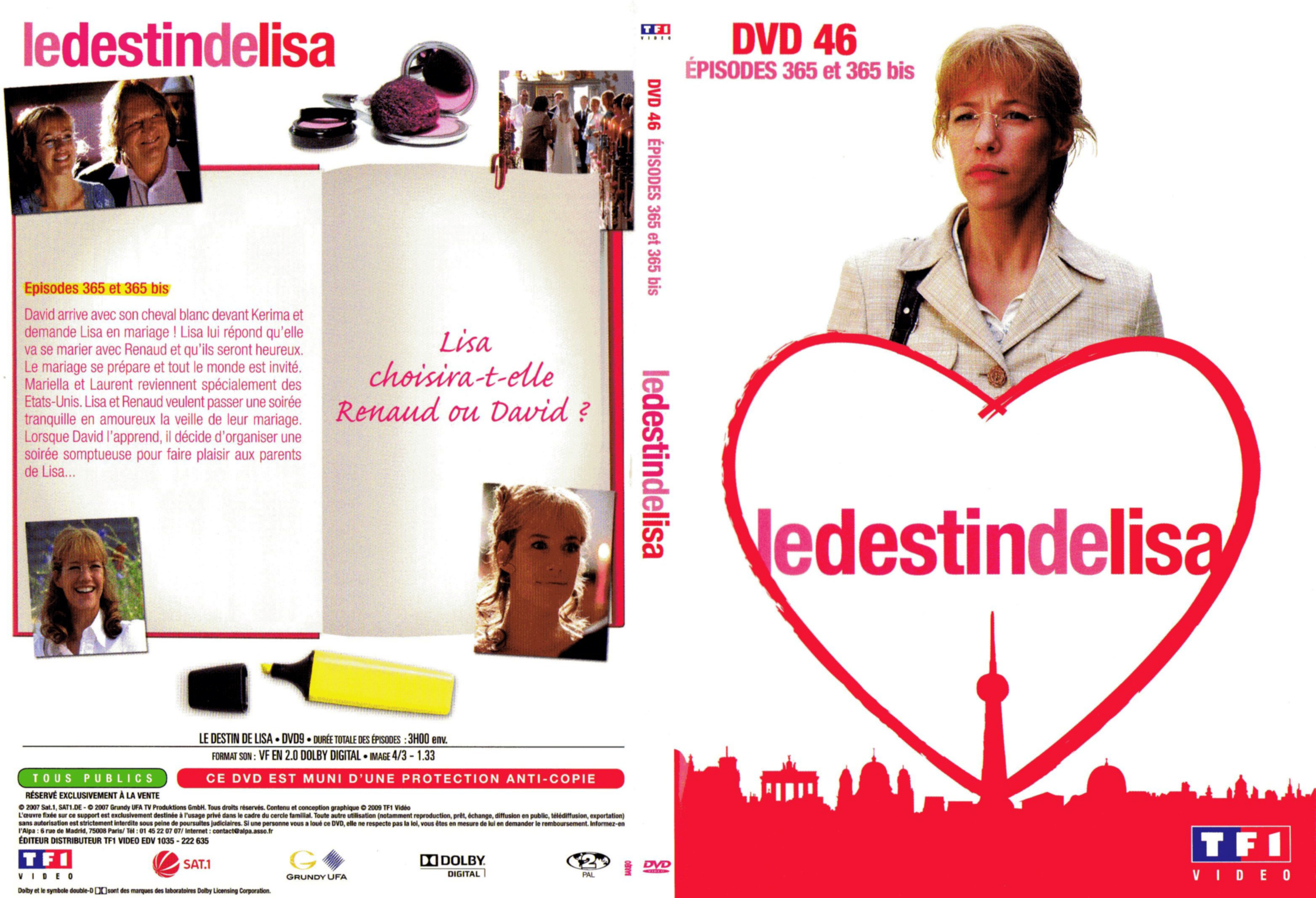 Jaquette DVD Le destin de Lisa DVD 046