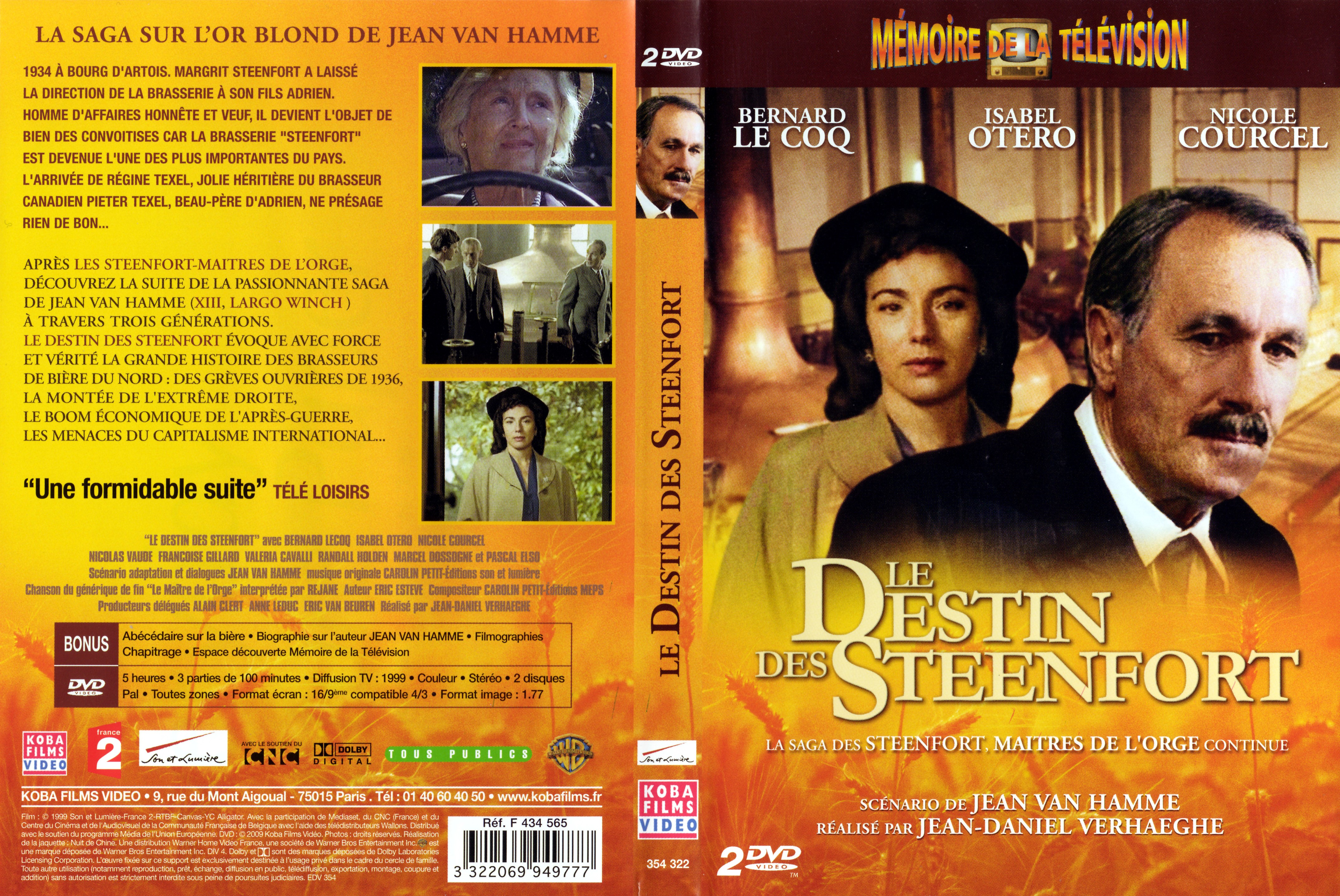 Jaquette DVD Le destin des Steenfort