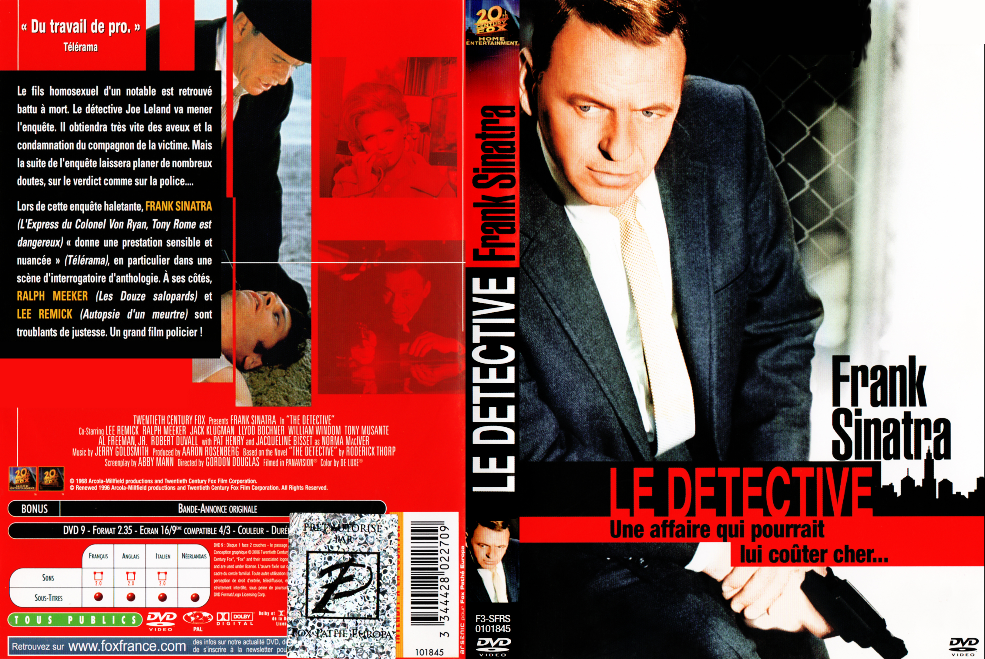 Jaquette DVD Le dtective