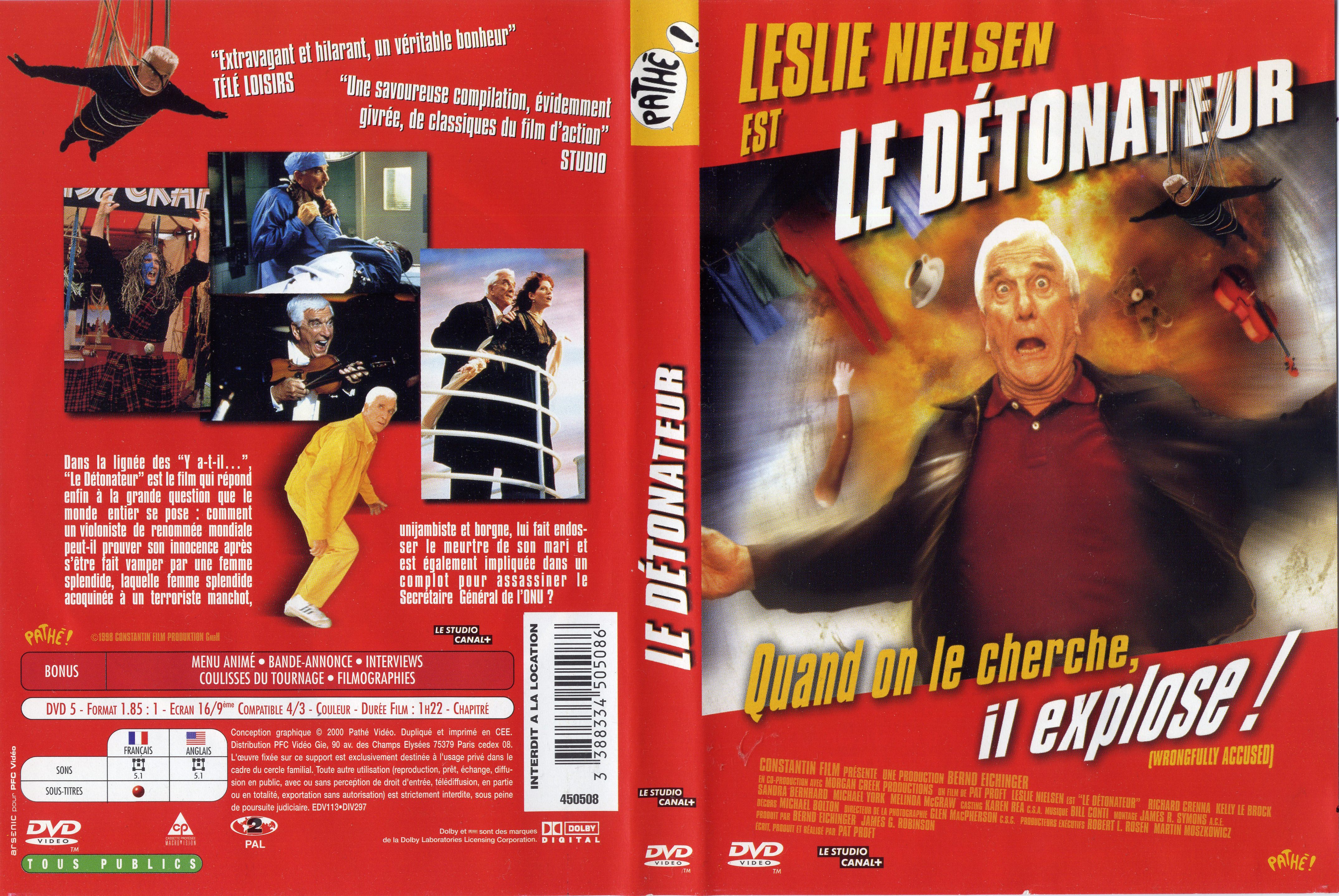 Jaquette DVD Le detonateur (Leslie Nielsen)