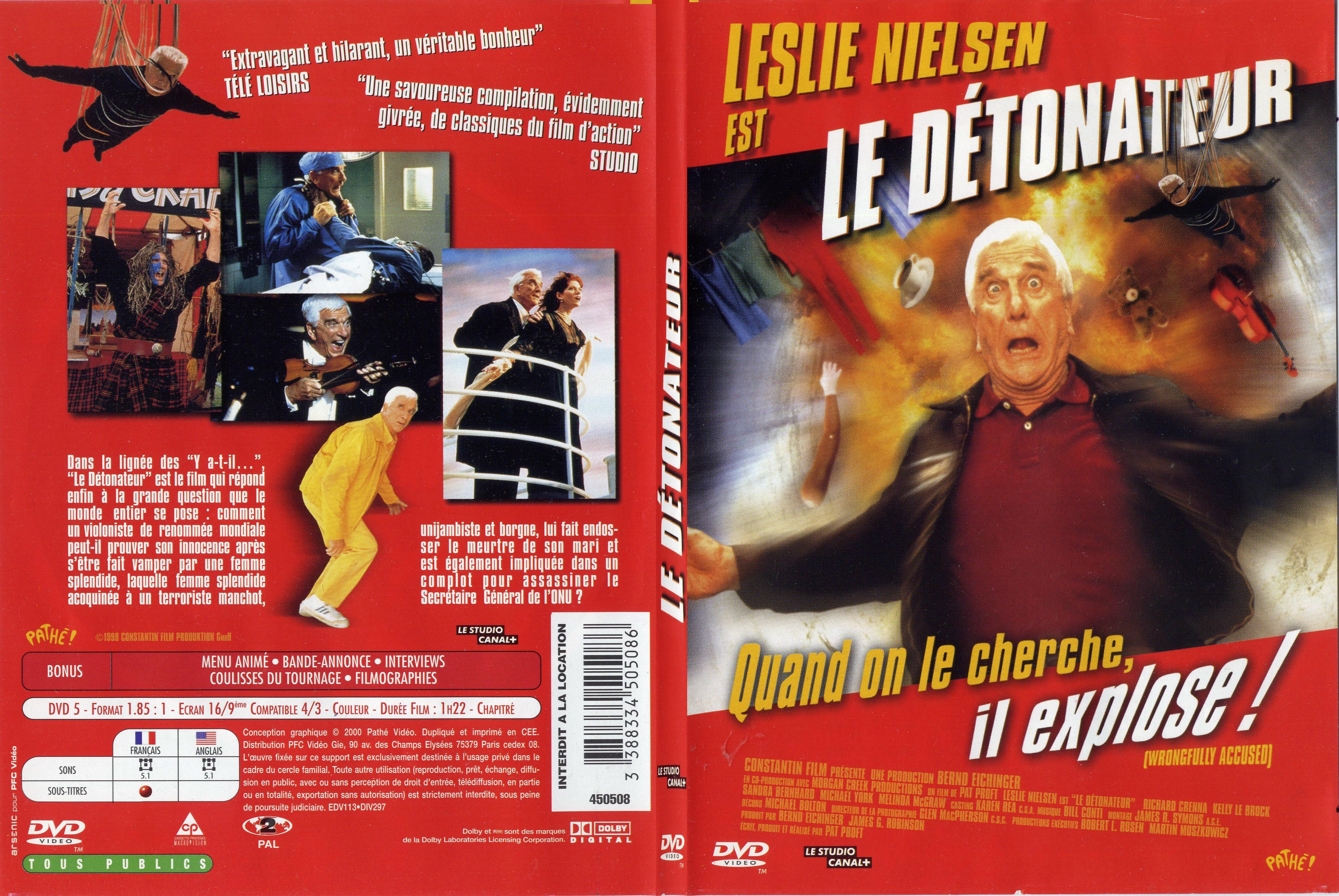 Jaquette DVD Le detonateur (Leslie Nielsen) - SLIM