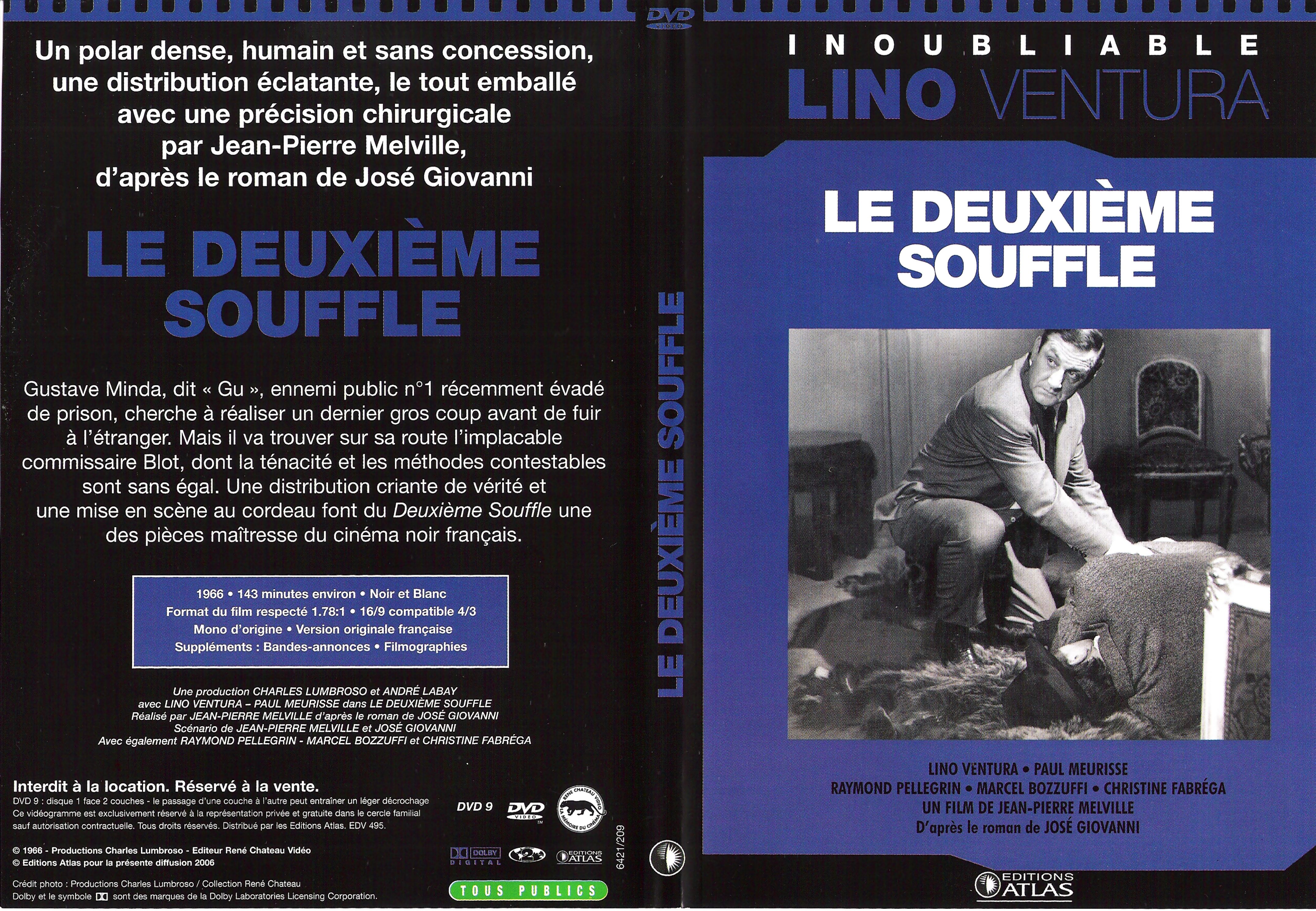 Jaquette DVD Le deuxieme souffle