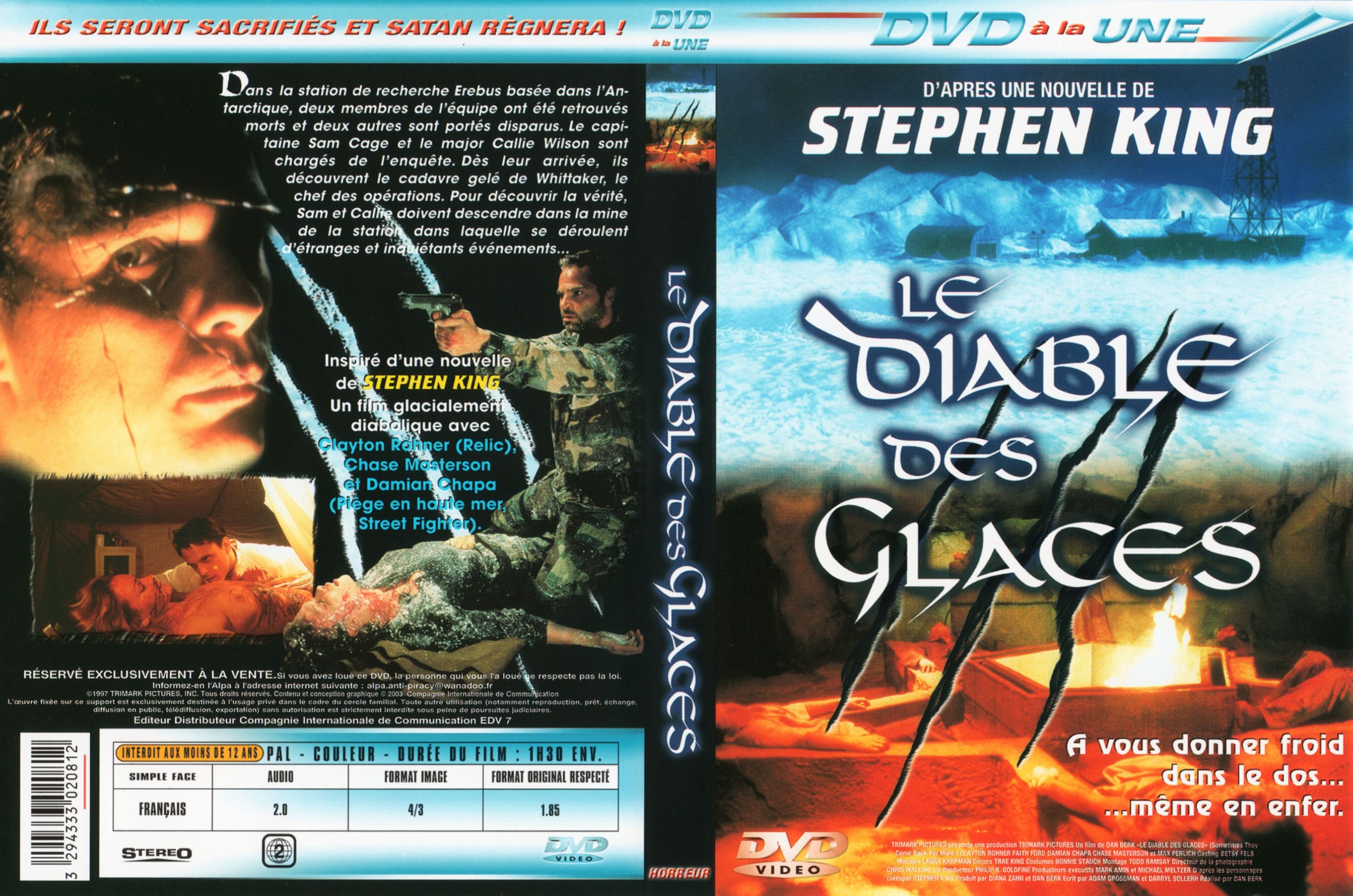 Jaquette DVD Le diable des glaces