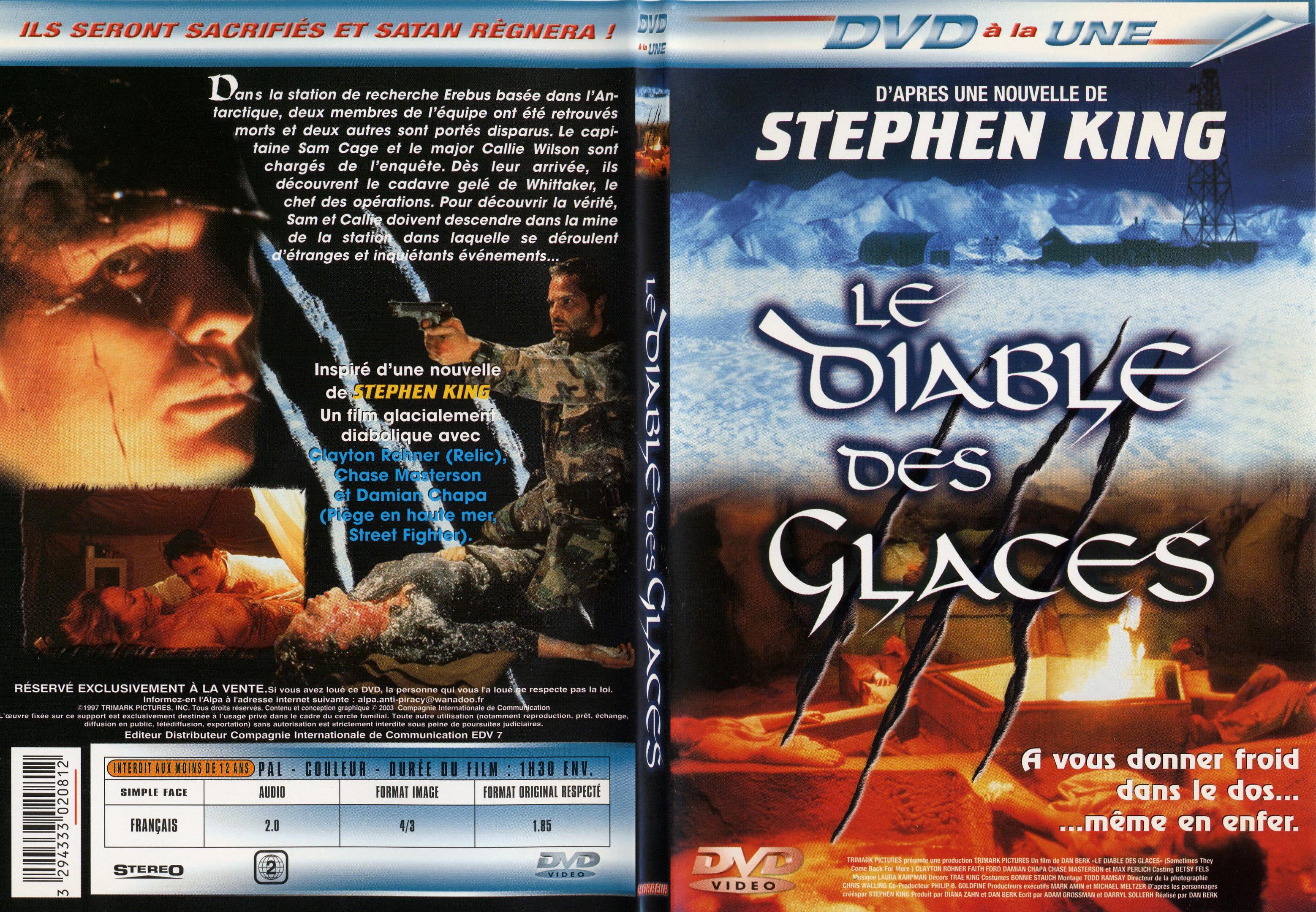 Jaquette DVD Le diable des glaces - SLIM